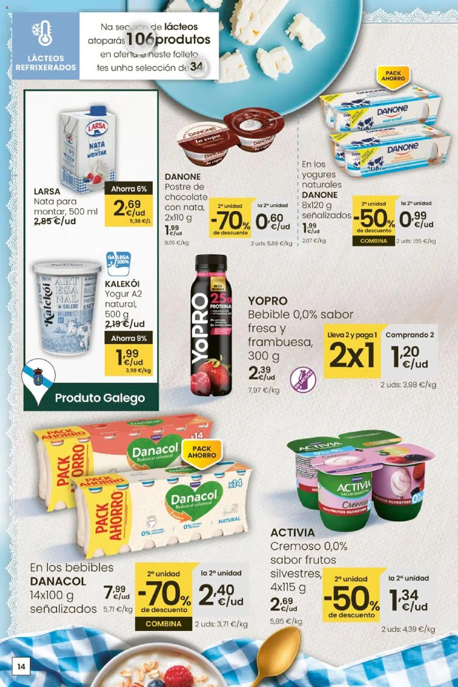 Eroski - Oferta │ válido desde el 12.03.2026 | Página: 14 | Productos: Yogur, Chocolate