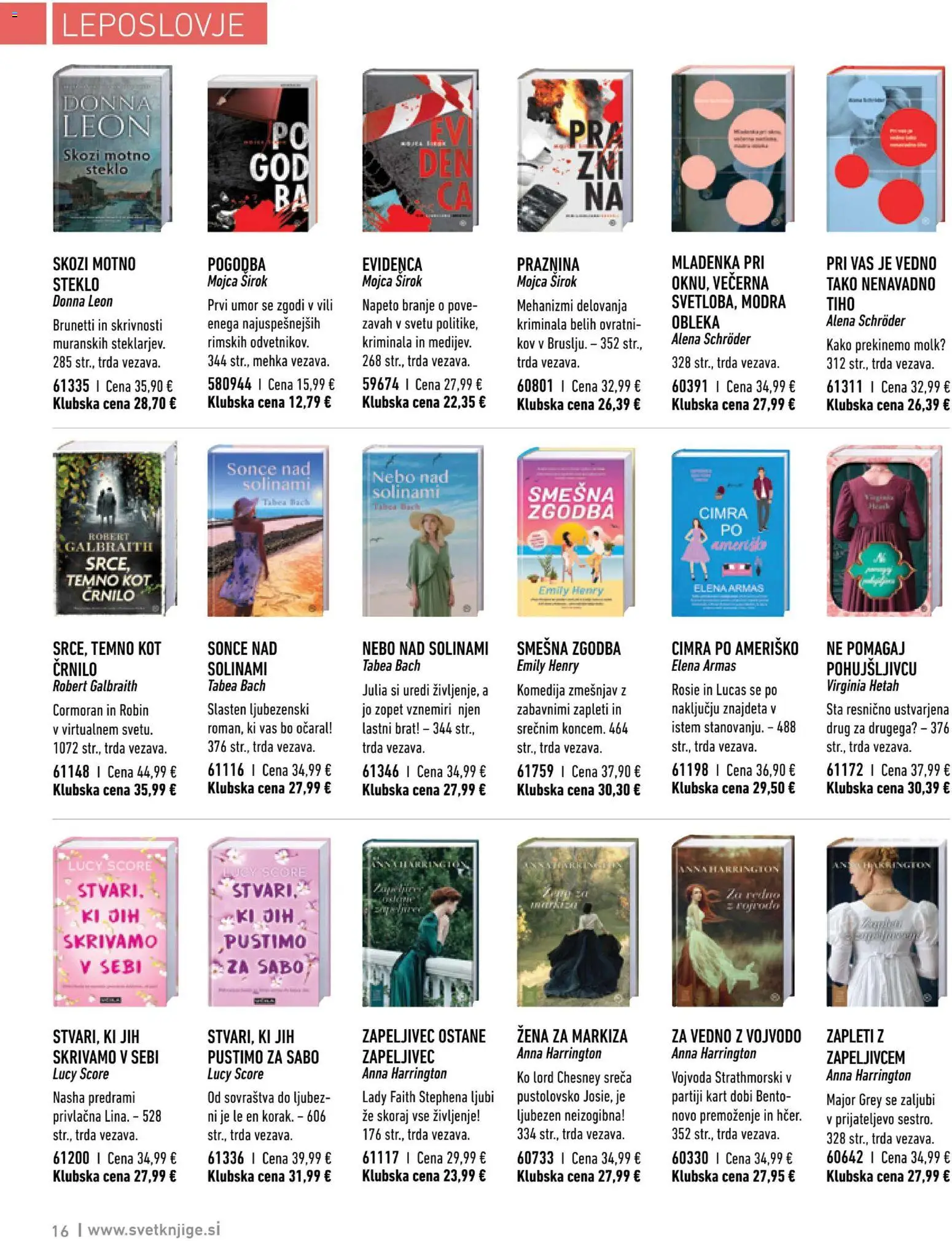 Novi Mladinska Knjiga katalog ponudbe – veljaven od 01.01.2026 | Stran: 16 | Izdelki: Markiza, Obleka