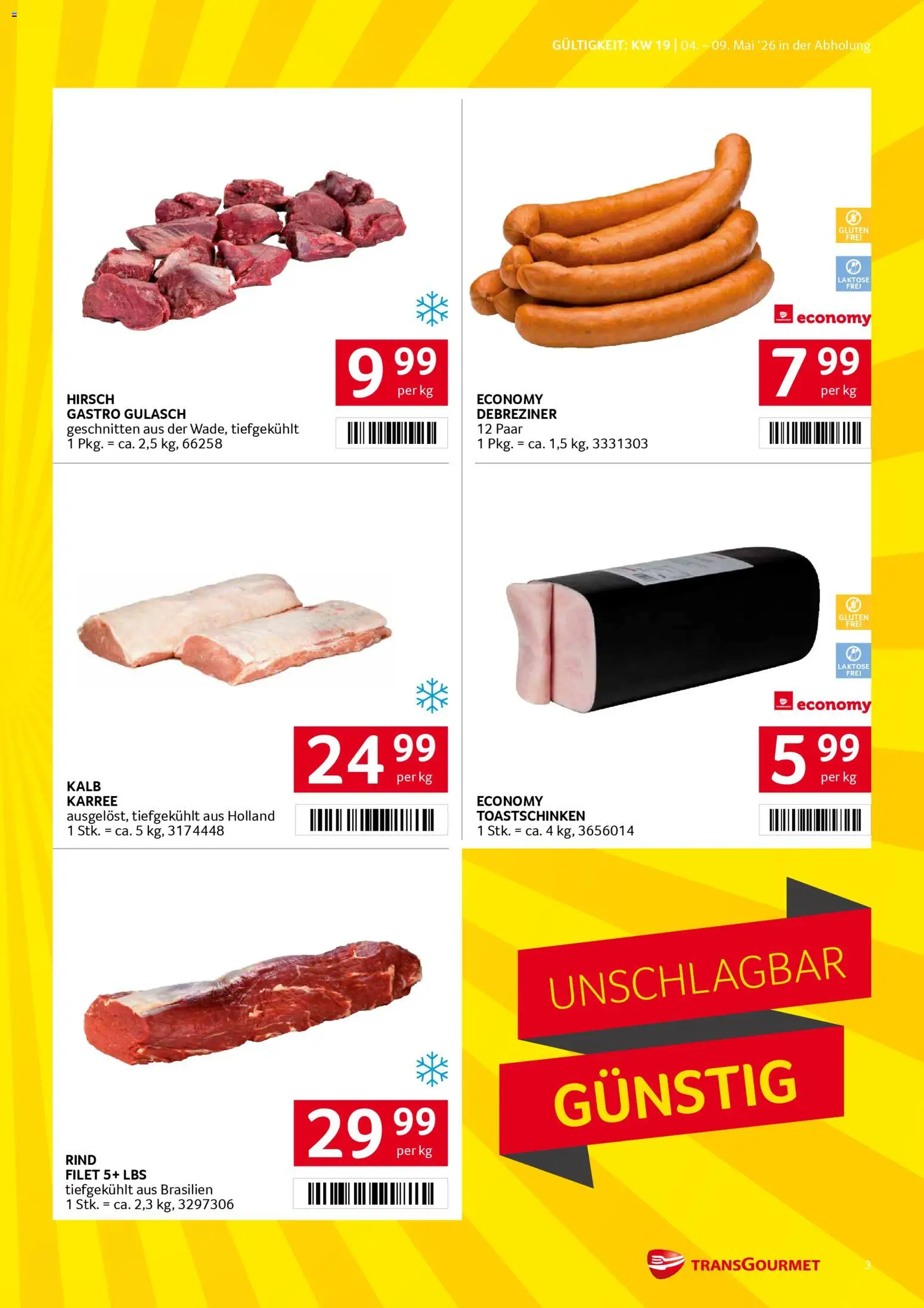 Transgourmet Flugblatt gültig ab 04.05.2026 | Seite: 3