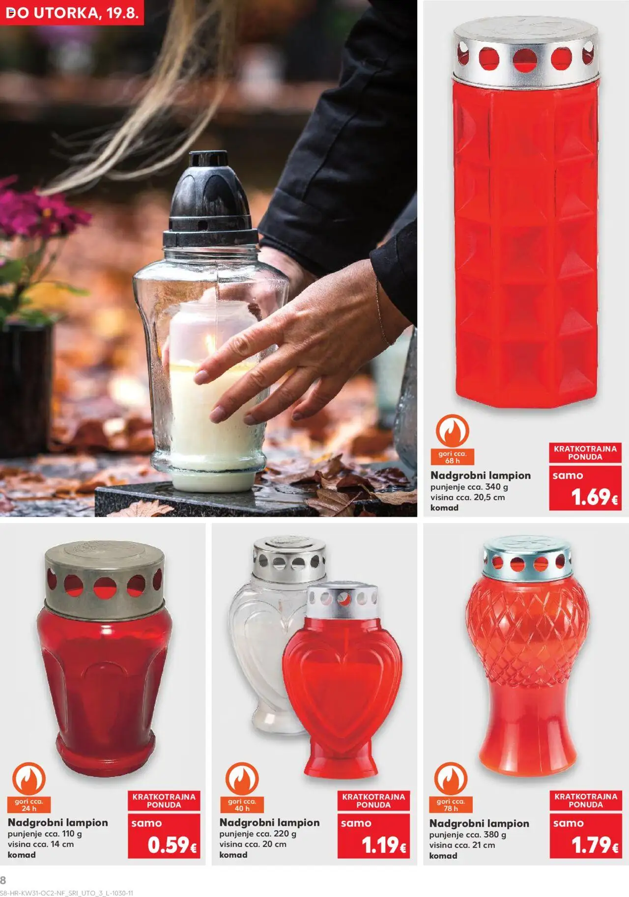 Kaufland katalog | vrijedi od 30.07.2025 | Stranica: 8 | Proizvodi: Lampion