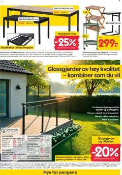 Forhåndsvisning av Rusta kundeavis gyldig fra 07.04.2026 | Side: 9 | Produkter: Glass, Sidebord, Bord
