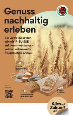 Kürbiskernbrötchen mit IP-SUISSE Mehl, Kürbiskernbrötchen mit IP-SUISSE Mehl 80 g – gültig ab 16.09.2025 | Seite: 6