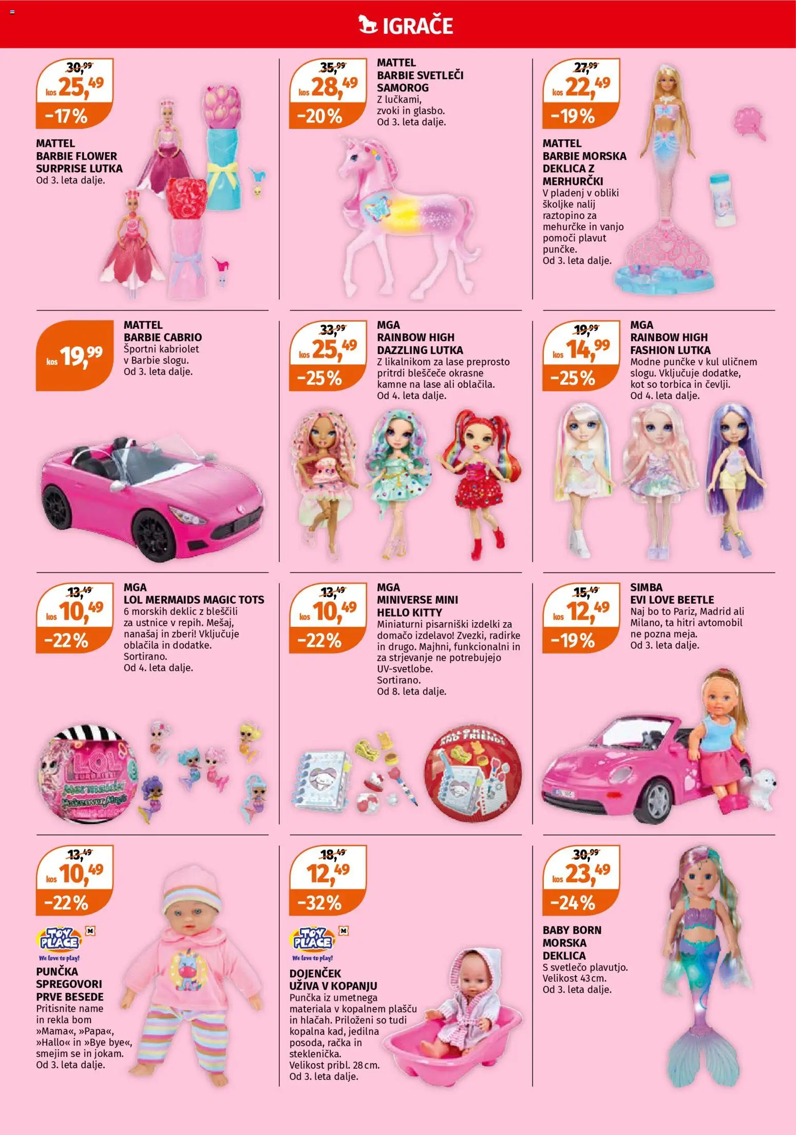 Novi Müller katalog ponudbe – veljaven od 23.03.2026 | Stran: 4 | Izdelki: Školjke, Kos, Oblacila, Torbica