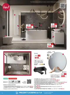 Pogląd oferty "Komfort Gazetka" - ważna od 07.01.2026 | Strona: 10 | Produkty: Umywalka, Bateria, Lustro