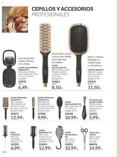 Catálogo AVON campaña 7 │ válido desde el 01.07.2025 | Página: 158 | Productos: Cepillo moldeador, Bolso, Ρούτερ, Espejo