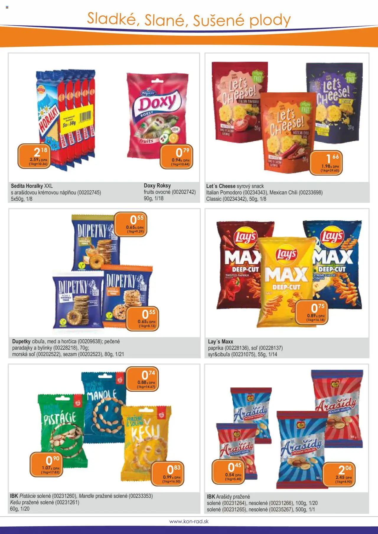 KON - RAD leták │ platný od 01.06.2025 | Strana: 34 | Produkty: Paprika, Paradajky, Soľ, Arašidy