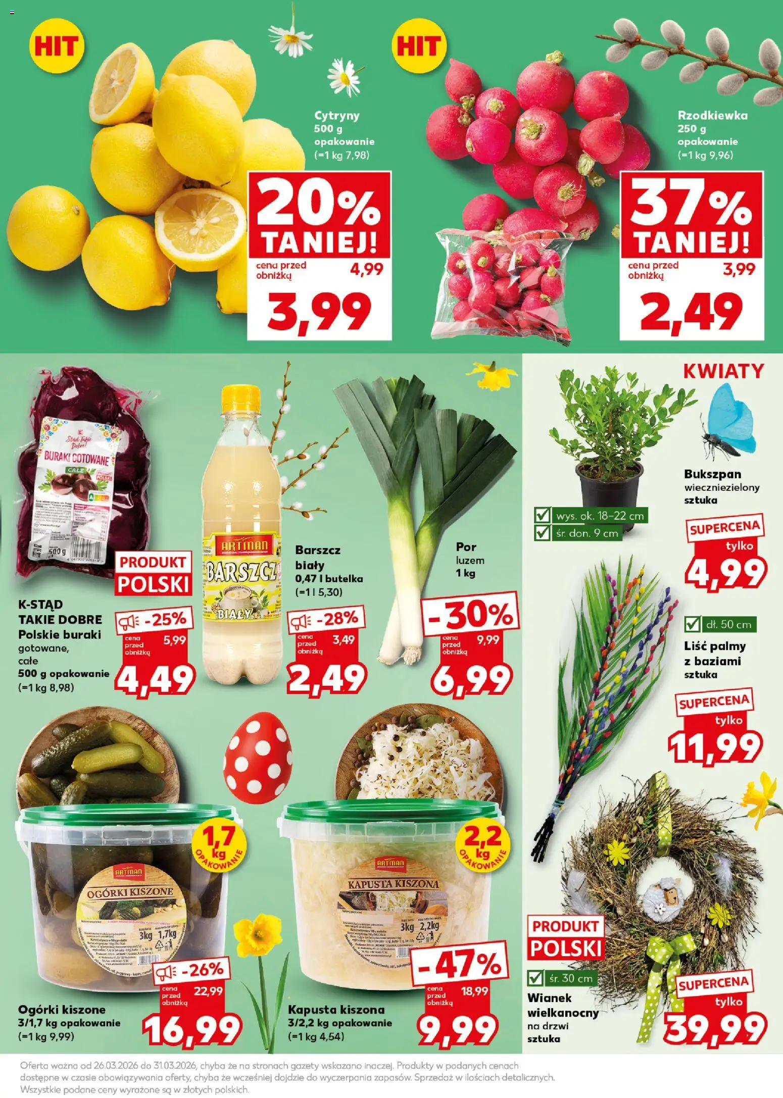 Kaufland Polsko leták - Mocny start od 30.03.2026 | Strana: 17 | Produkty: Kapusta