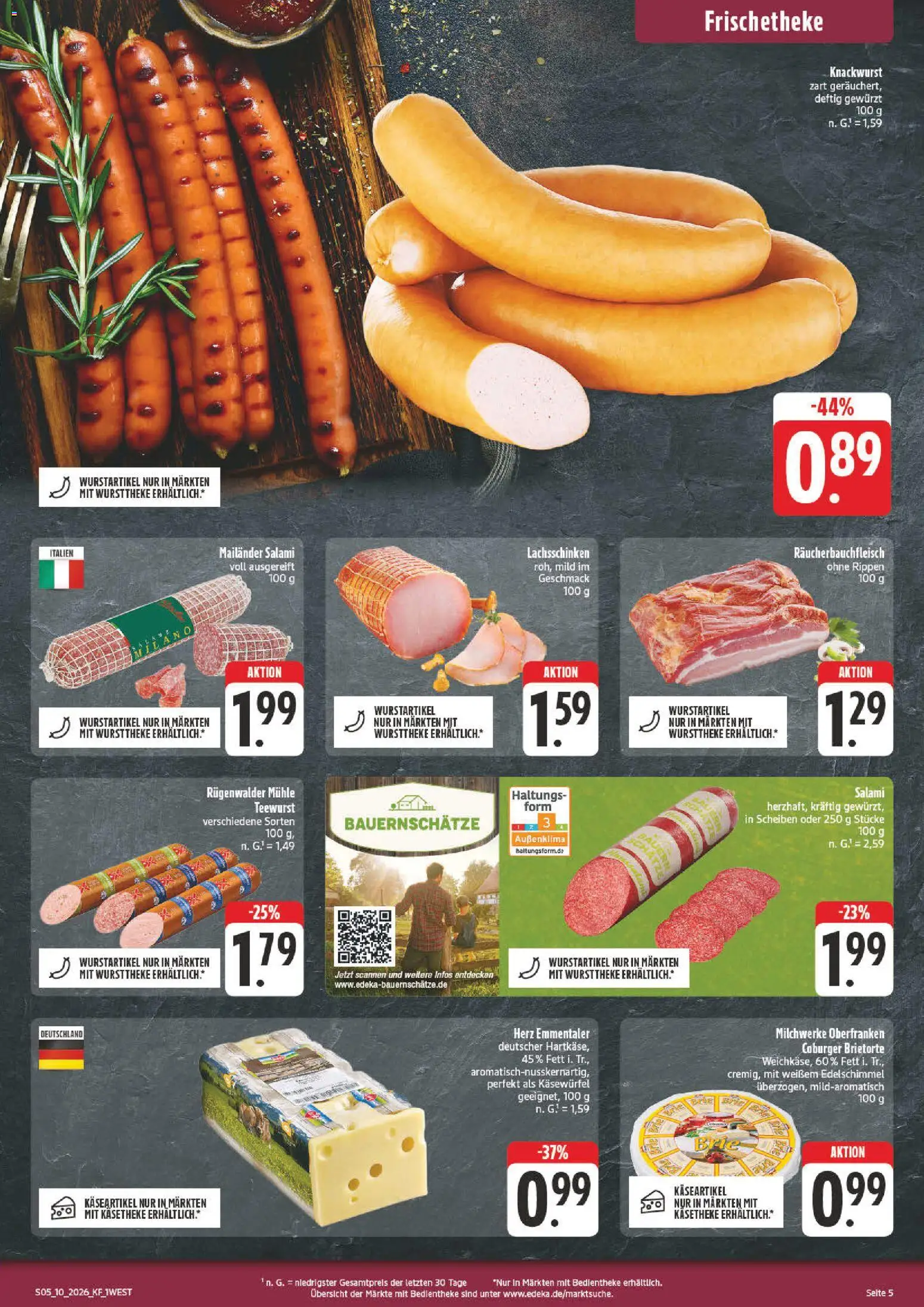 nah & gut Prospekt 	 – gültig ab 02.03.2026 | Seite: 5 | Produkte: Mühle, Salami