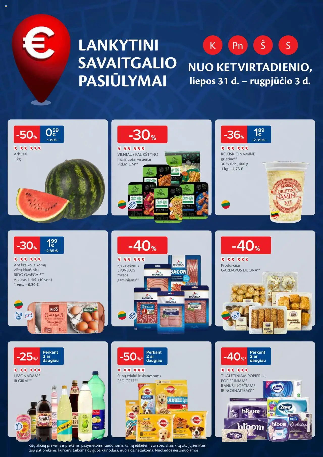 MAXIMA - Leidinys│galioja nuo 29.07.2025 | Puslapis: 48 | Prekių: Kiaušiniai, Duona, Grietinė