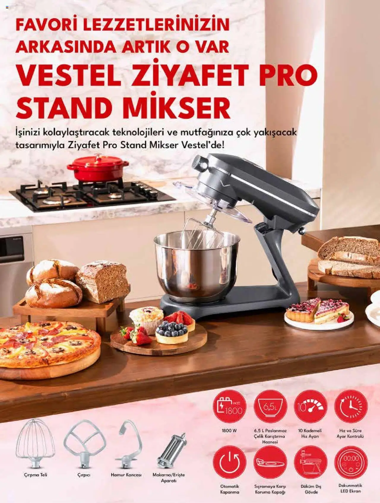Vestel Küçük Ev Aletleri - 04.10.2025 tarihinden itibaren geçerlidir | Sayfa: 17 | Ürünler: Mikser, Çırpıcı