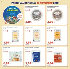 Anteprima del volantino Oasi Prezzi Ribassati catalogo valido a partire dal 09.10.2025 | Pagina: 4 | Prodotti: Formaggio, Olive, Feta, Besciamella