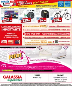 Anteprima del volantino Galassia Superstore catalogo valido a partire dal 05.02.2026 | Pagina: 24 | Prodotti: Bicicletta, Centrifuga, Data, TV