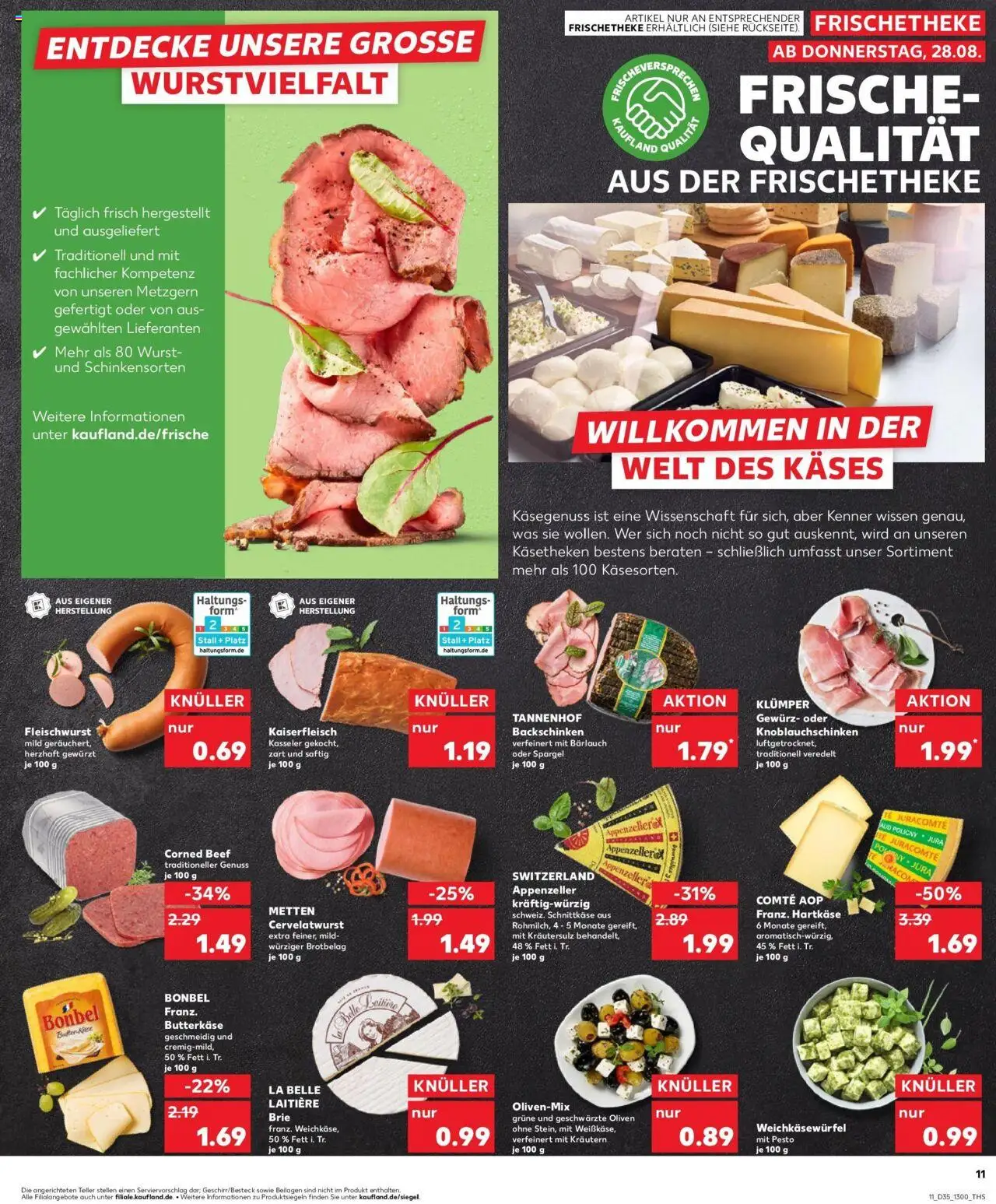 Kaufland prospekt Sinzig	 - gültig ab dem 28.08.2025 | Seite: 11 | Produkte: Spargel, Wurst
