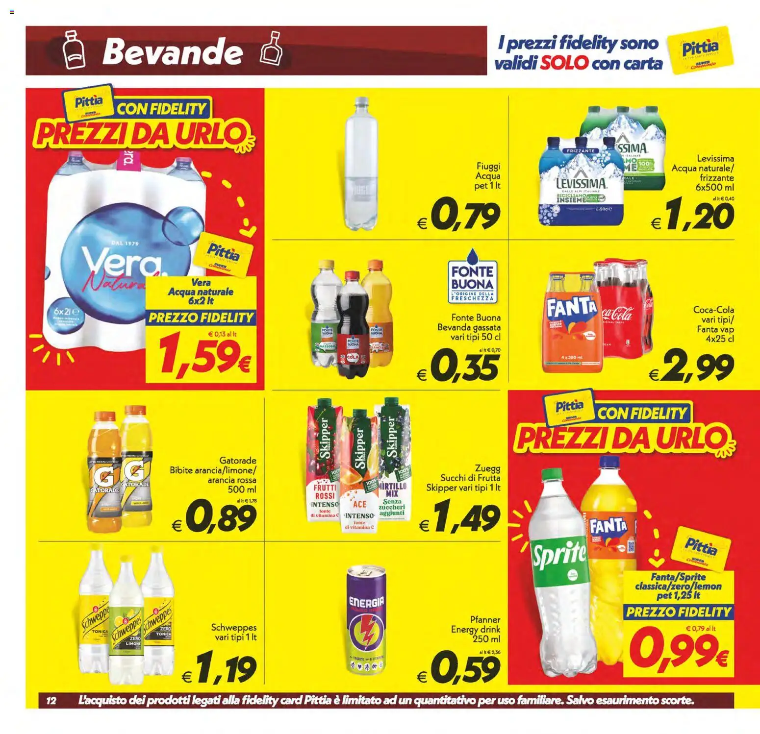 Volantino SuperConveniente del 13.02.2026 | Pagina: 12 | Prodotti: Frutta, Limone, Fanta, Arancia