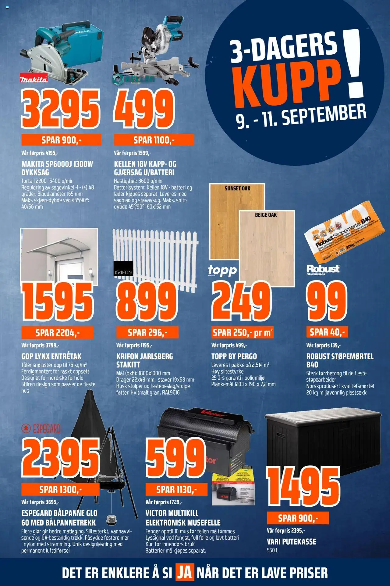  | Side: 1 | Produkter: Gjærsag, Сантехнічне кріплення, Суміш дитяча, Batteri