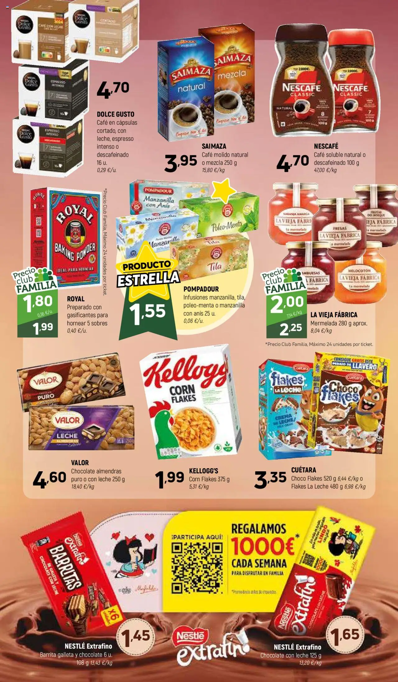 Coviran ofertas │ válido desde el 09.09.2025 | Página: 9 | Productos: Leche, Café en cápsulas, Chocolate con leche, Μηχανή καφέ