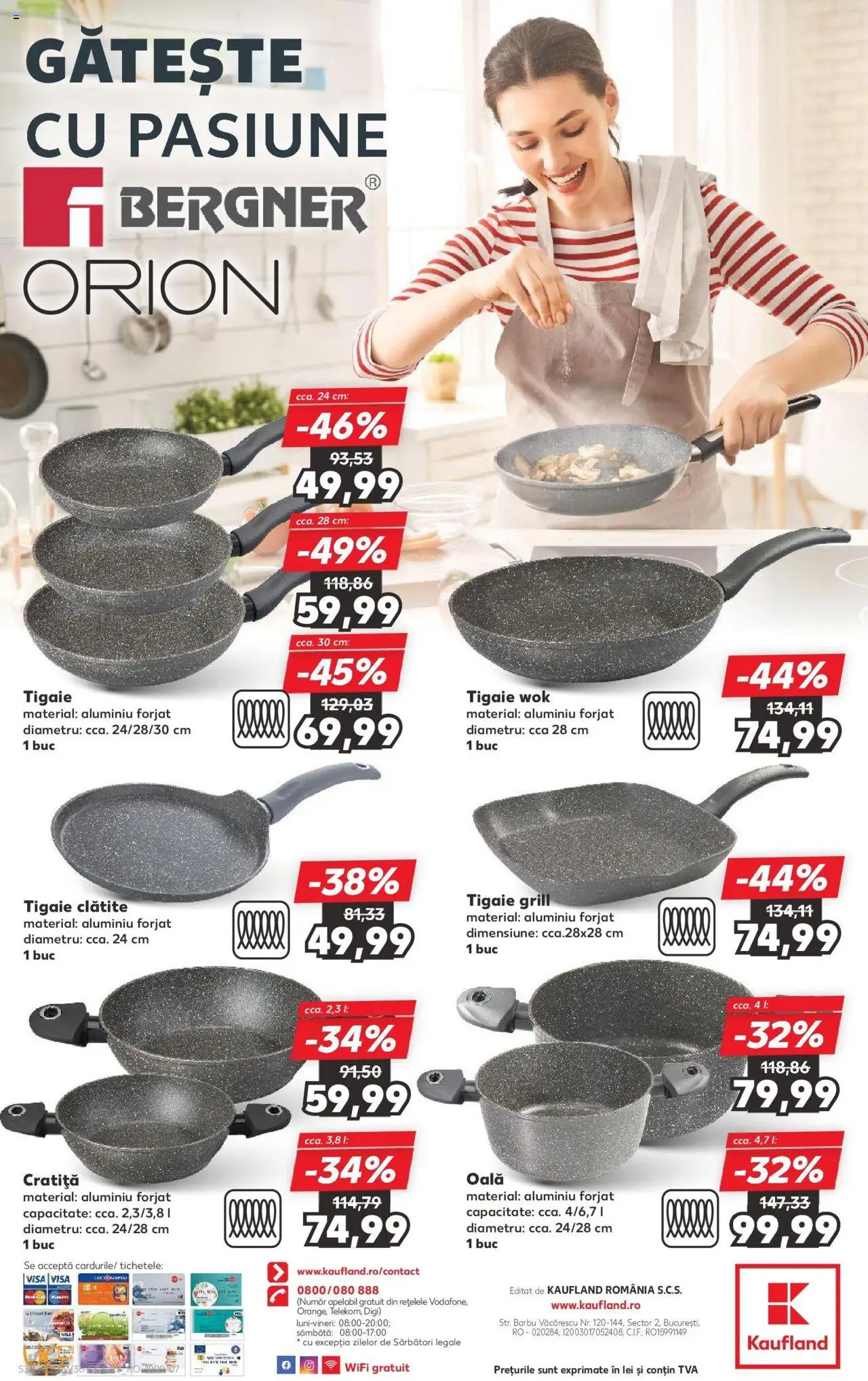 Noul catalog Kaufland – valabil de la 03.09.2025 | Pagină: 32 | Produse: Cratiță, Grill, Oală, Clătite