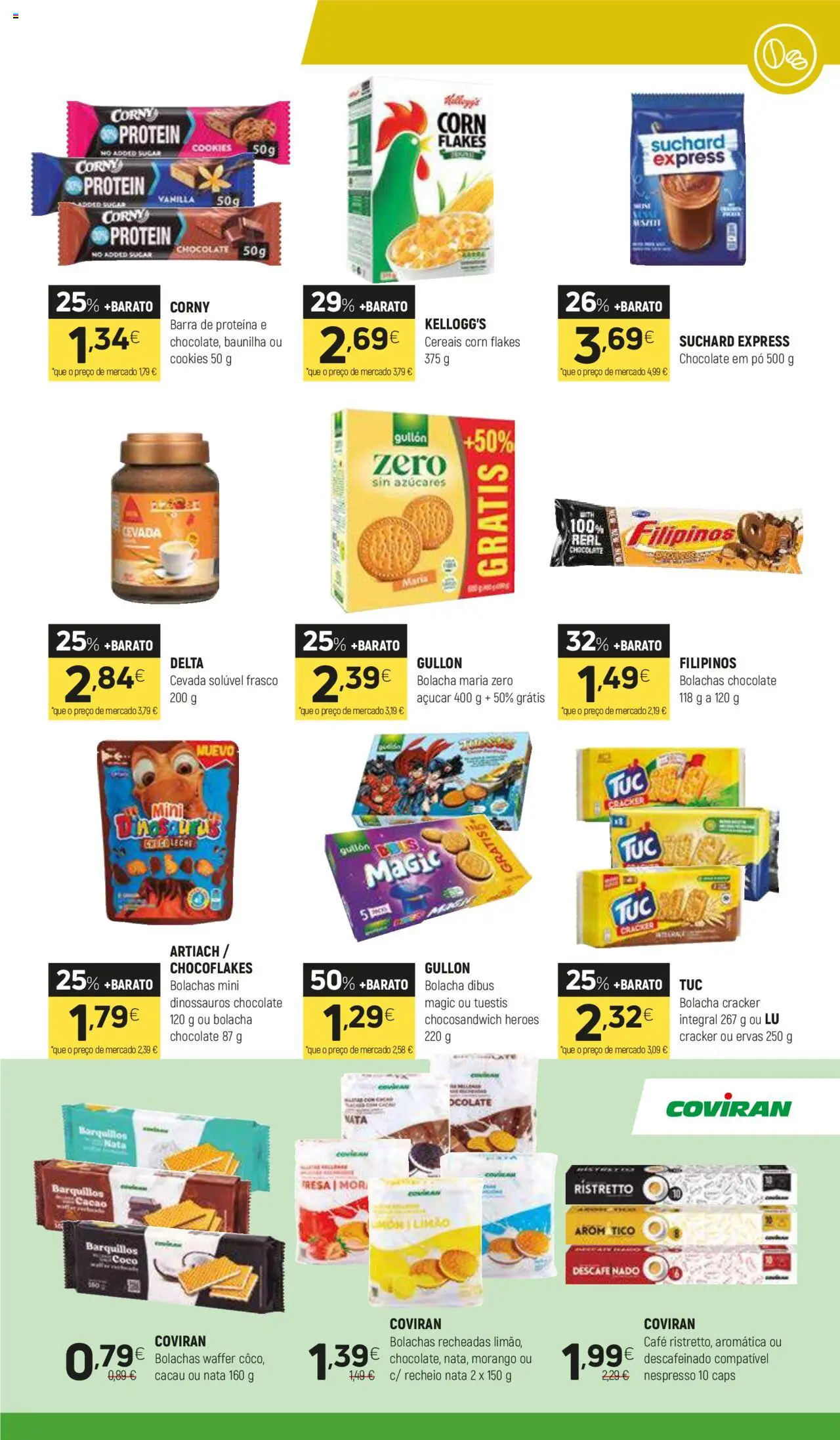 Coviran folheto │ válido de 21.10.2025 | Página: 7 | Produtos: Nespresso, Chocolate, Nata, Proteina