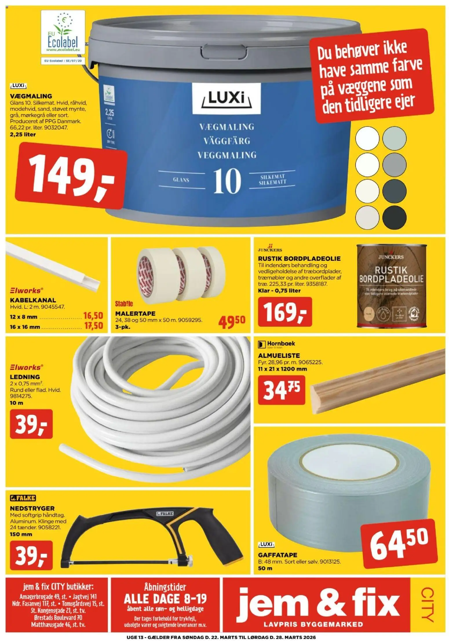 Jem & fix - Tilbudsavis uge 13 tilbudsavis – gyldig fra 22.03.2026 | Side: 2 | Produkter: Søm