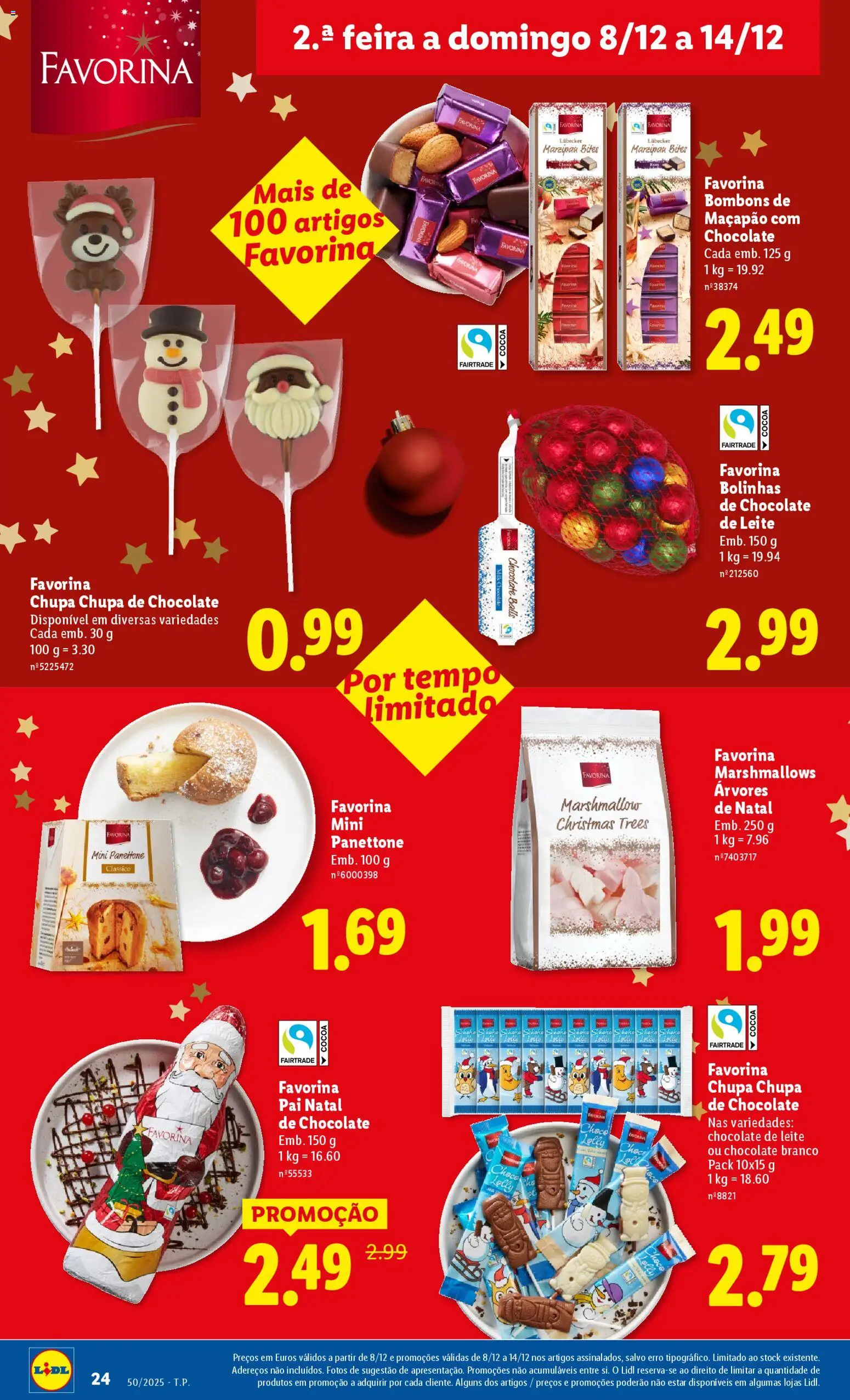 Lidl folheto │ válido de 08.12.2025 | Página: 24 | Produtos: Leite, Chocolate