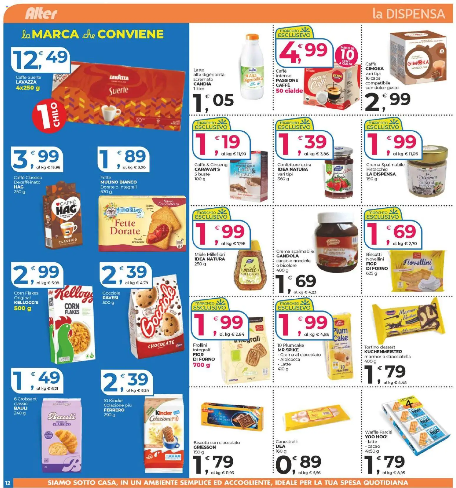 Volantino Alter Discount del 13.03.2026 | Pagina: 12 | Prodotti: Biscotti, Nocciole, Forno, Stracciatella