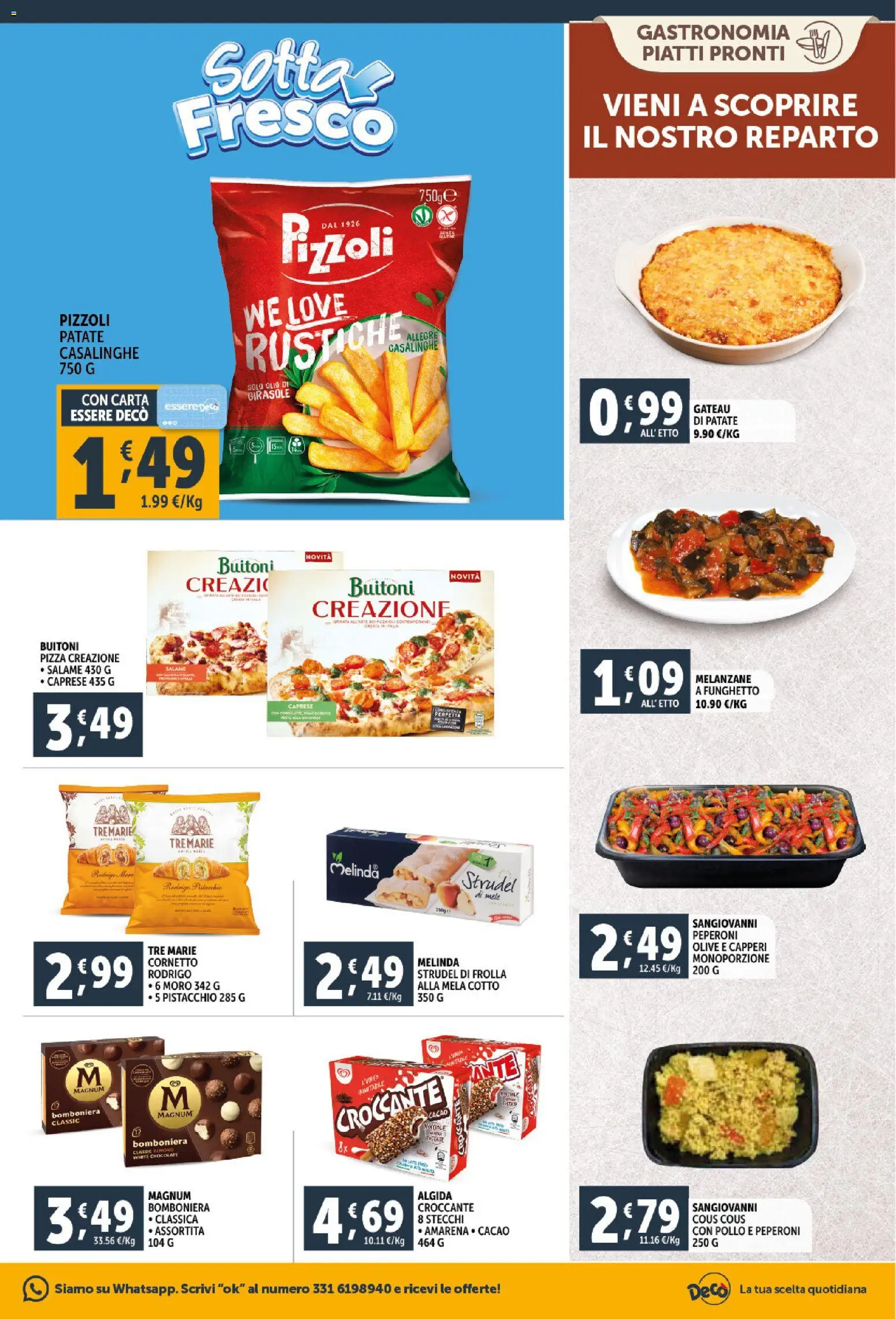 Volantino Decò del 23.02.2026 | Pagina: 9 | Prodotti: Salame, Peperoni, Cous cous, Melanzane