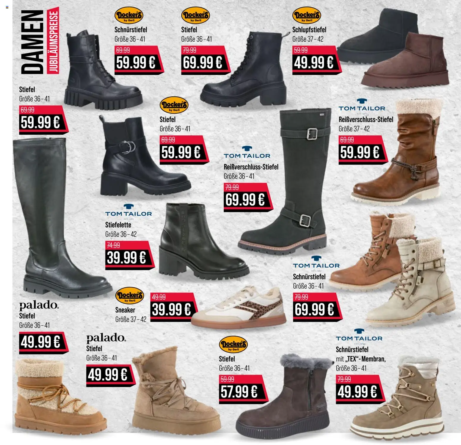 V-Markt Modeprospekt – gültig ab 23.10.2025 | Seite: 4 | Produkte: Stiefel