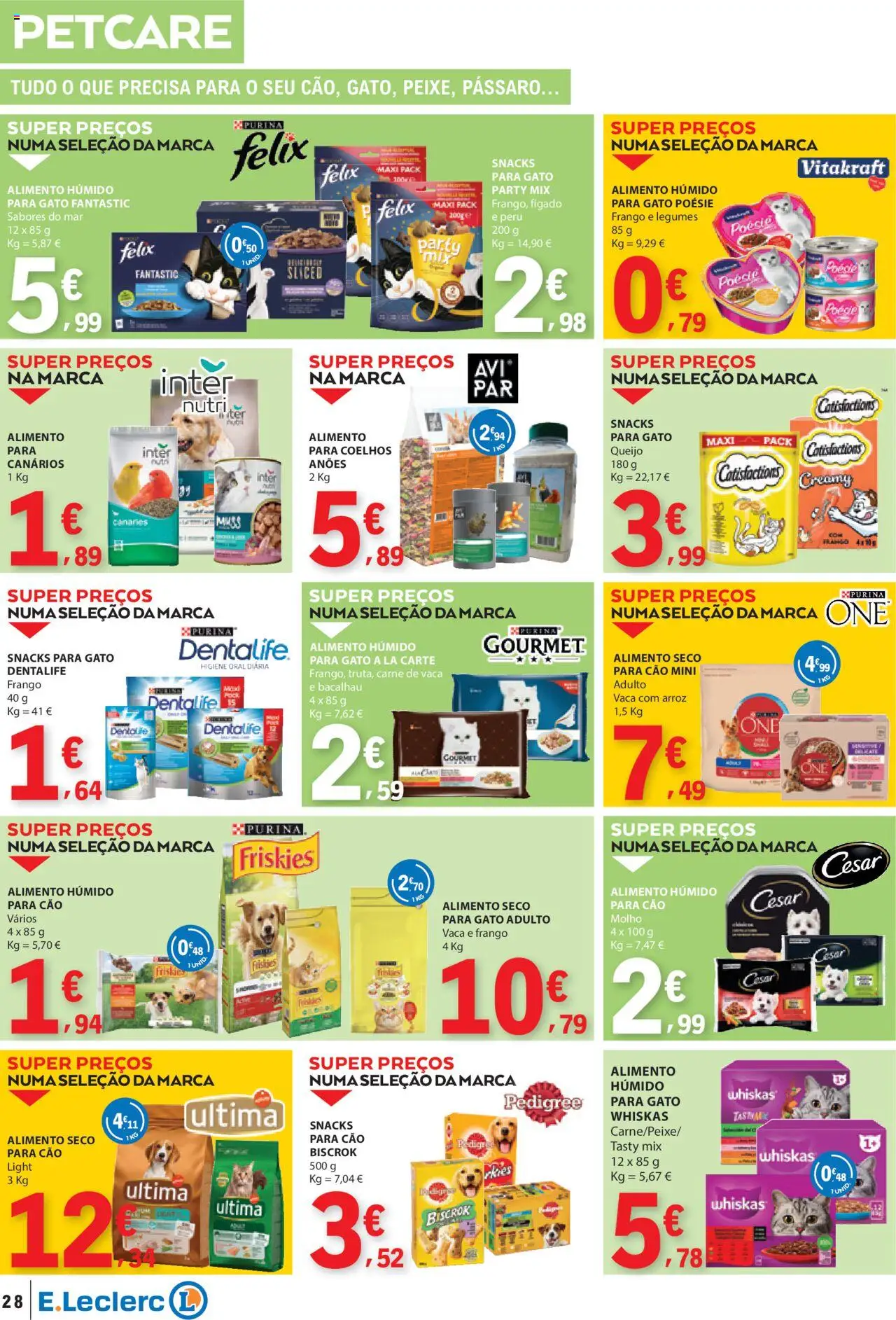E.Leclerc folheto │ válido de 14.08.2025 | Página: 28 | Produtos: Frango, Peru, Queijo, Arroz