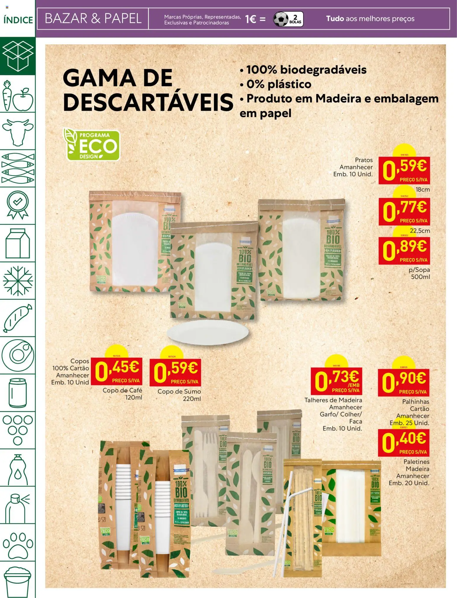 Recheio - Bons Negócios Madeira │ válido de 07.04.2026 | Página: 48 | Produtos: Faca, Talheres, Café, Sumo