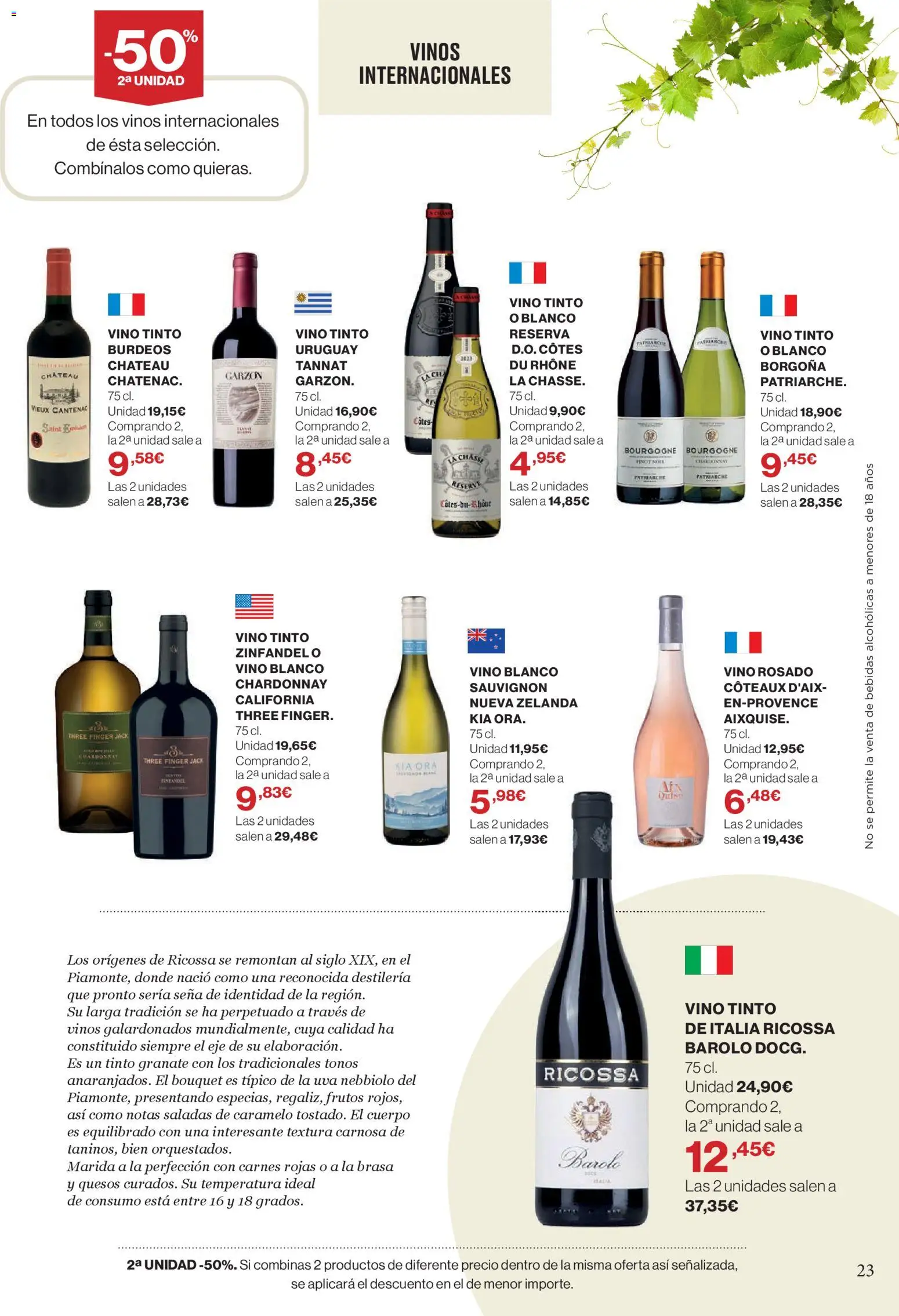Hipercor - Mucho más para ti │ válido desde el 26.02.2026 | Página: 23 | Productos: Vino rosado, Vino