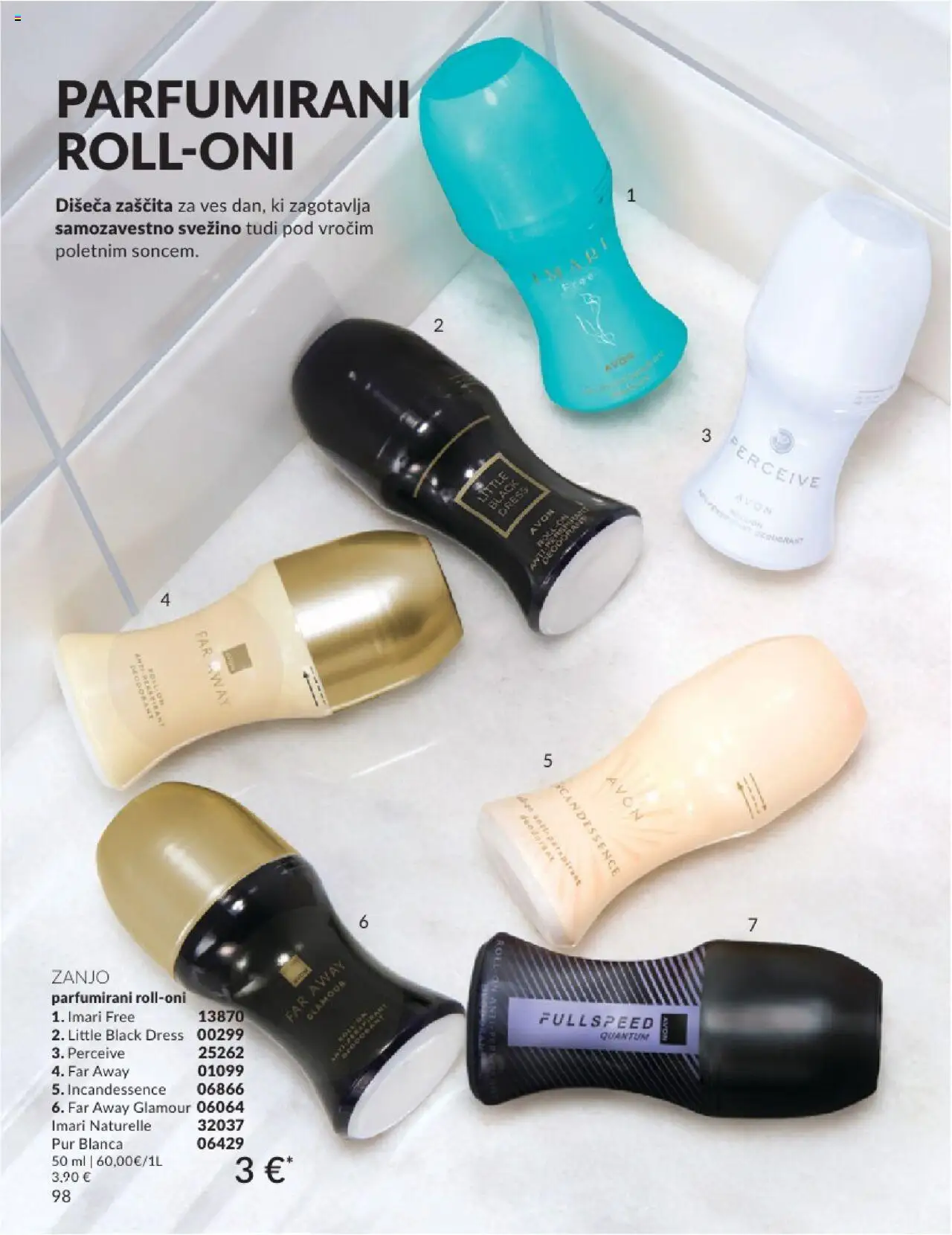 Avon katalog │ velja od 01.07.2025 | Stran: 98 | Izdelki: Deodorant