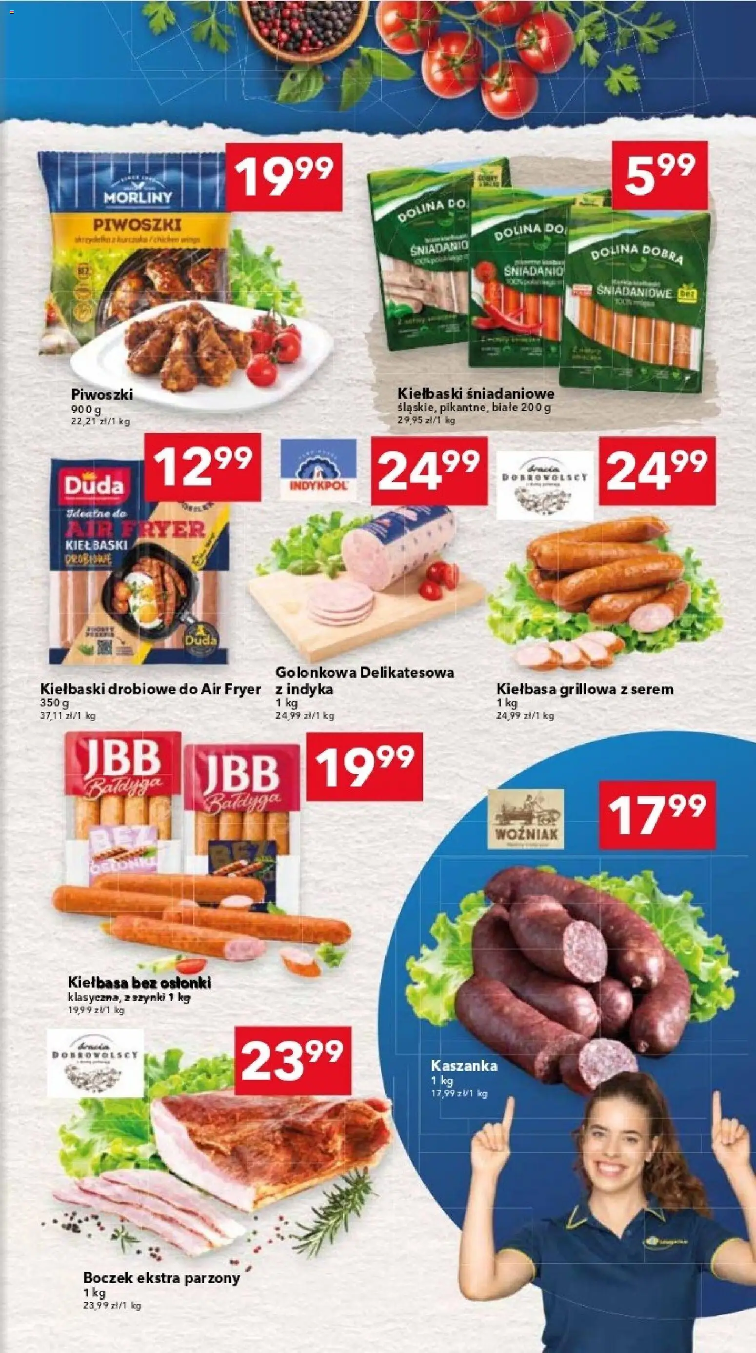 Lewiatan gazetka - Warszawa od 23.04.2026 | Strona: 5 | Produkty: Kiełbasa, Kaszanka, Kiełbaski, Boczek