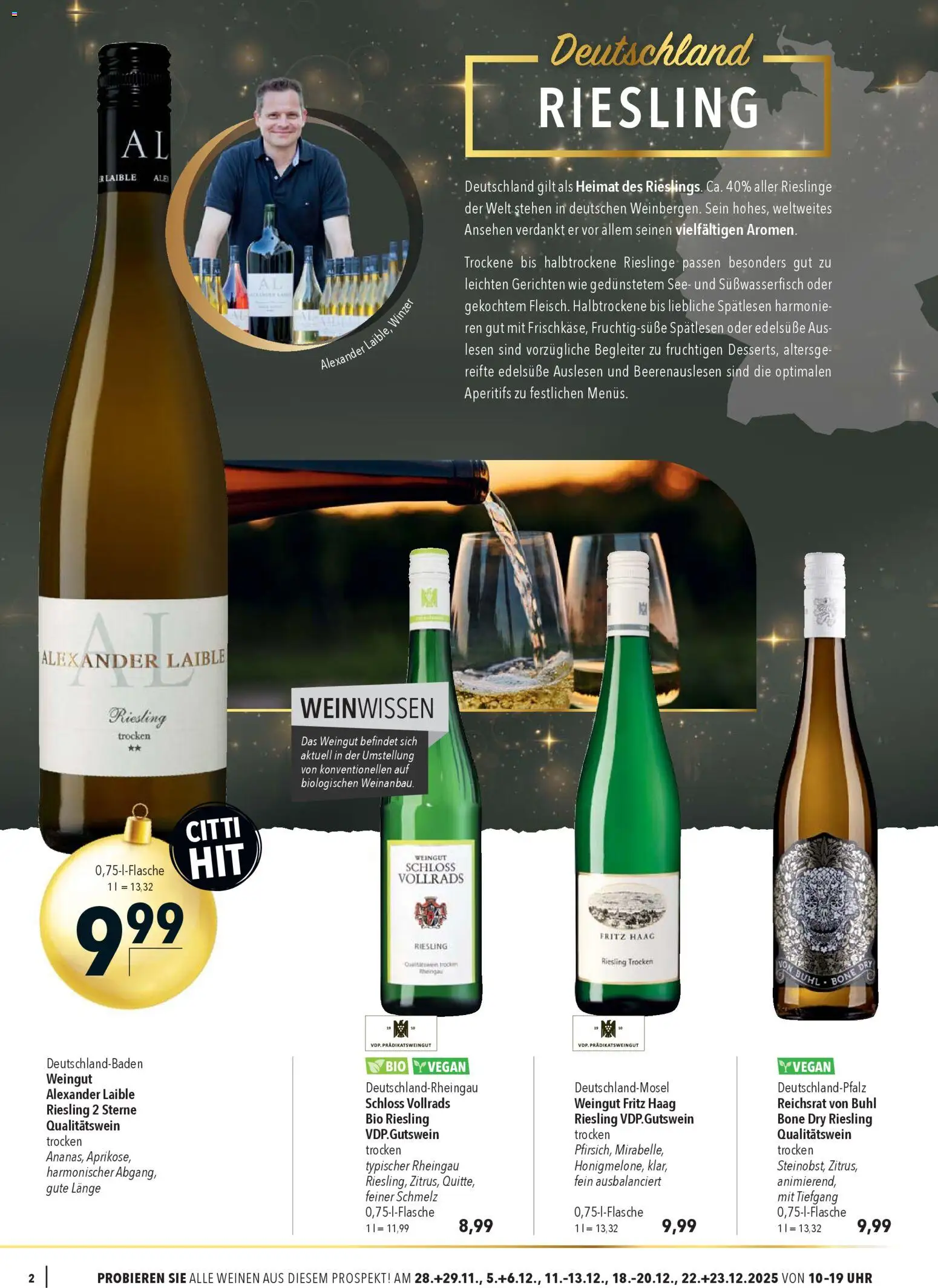 CITTI Markt - Weine zum Fest – gültig ab 26.11.2025 | Seite: 2 | Produkte: Uhr