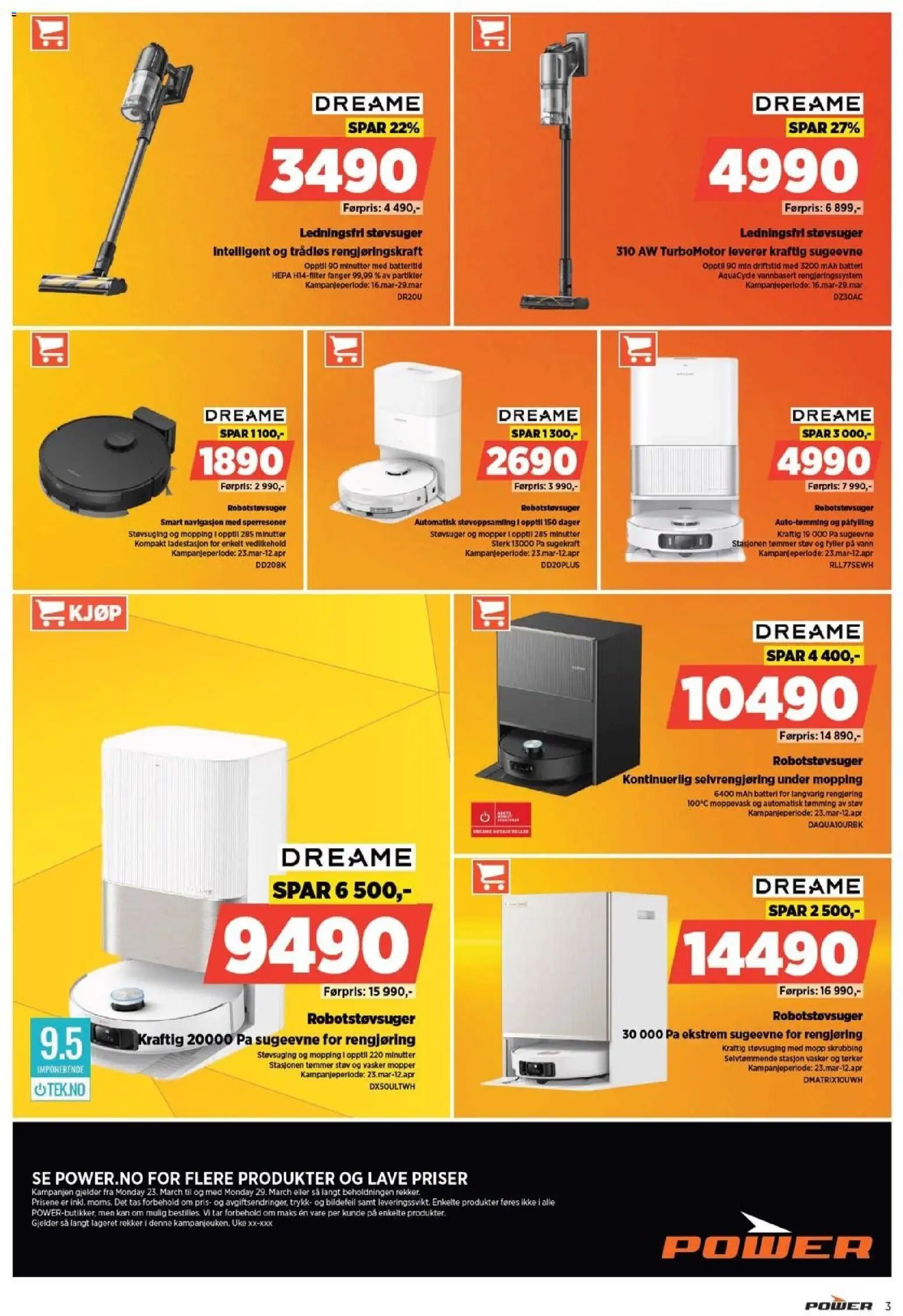 {H1} | Side: 3 | Produkter: Ladestasjon, Robotstøvsuger, Pepsi, Batteri