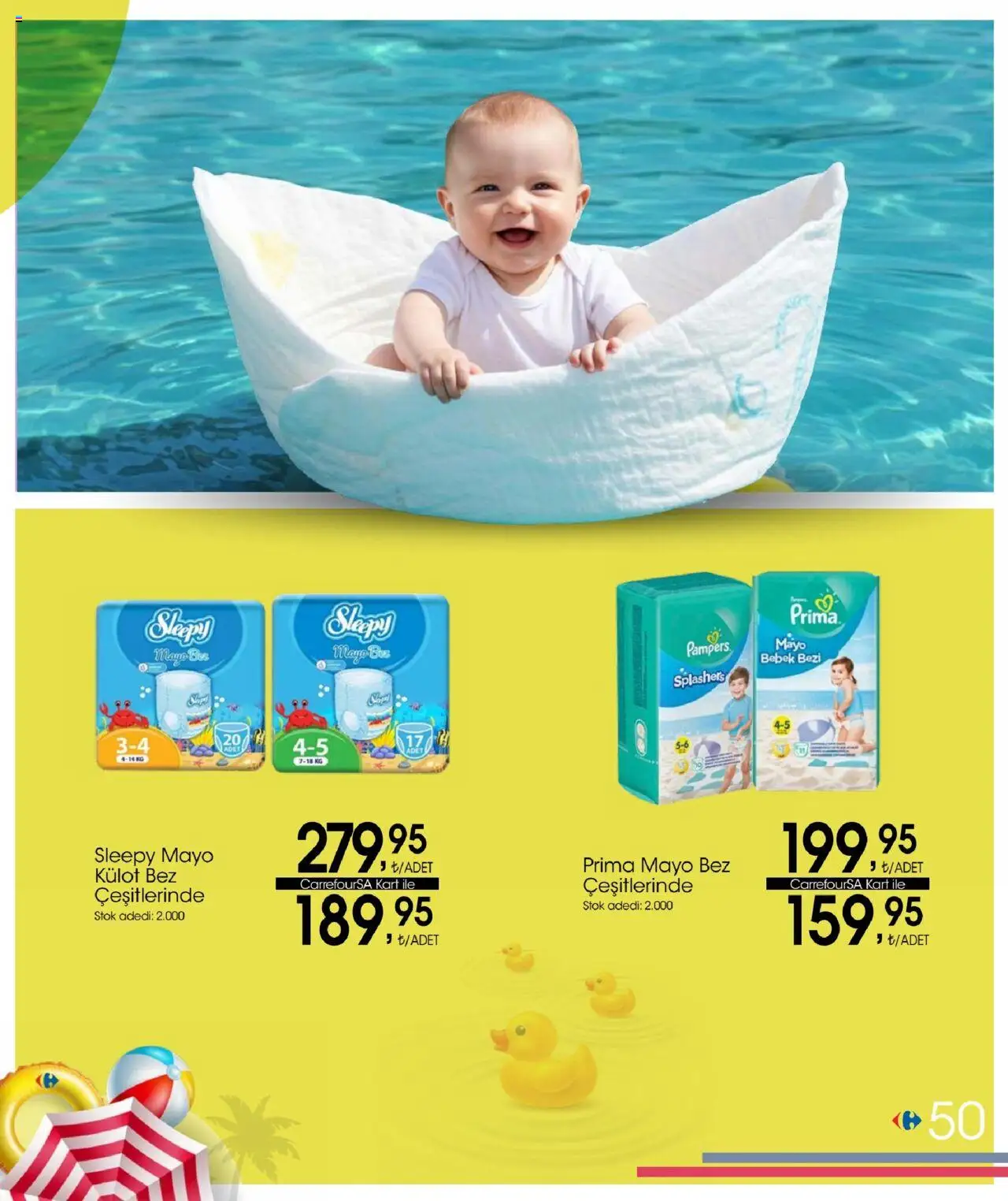 CarrefourSA - Tatil Katalogu  - 02.06.2025 tarihinden itibaren geçerlidir | Sayfa: 50 | Ürünler: Külot, Mayo
