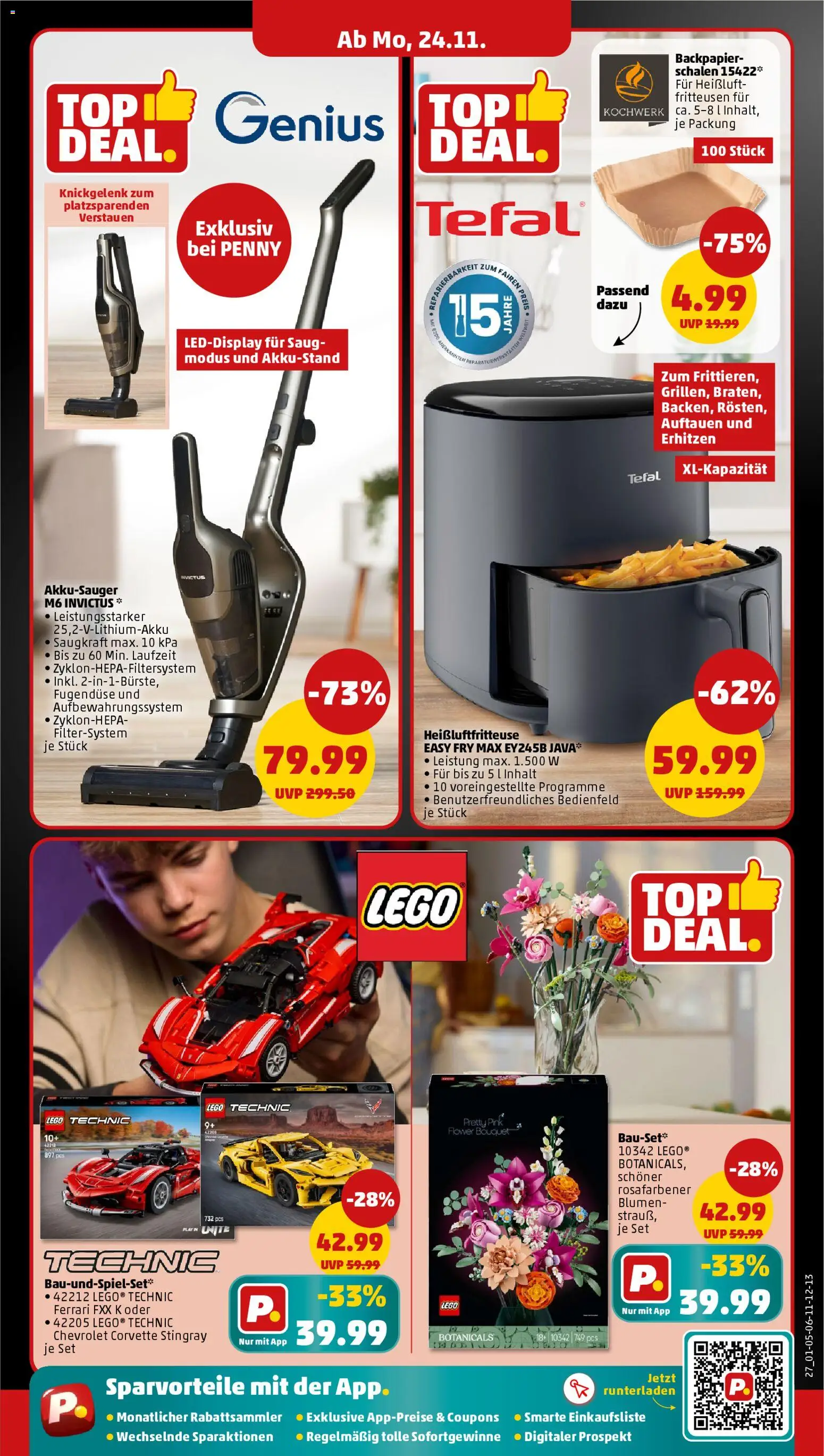 Penny - Black Friday – gültig ab 24.11.2025 | Seite: 27 | Produkte: Blumen, Reis, Heißluftfritteuse