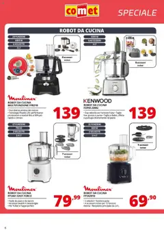 Anteprima del volantino Comet Piccoli Elettrodomestici Cucina catalogo valido a partire dal 10.10.2025 | Pagina: 6 | Prodotti: Lavastoviglie, Piatto, Robot, Robot da cucina