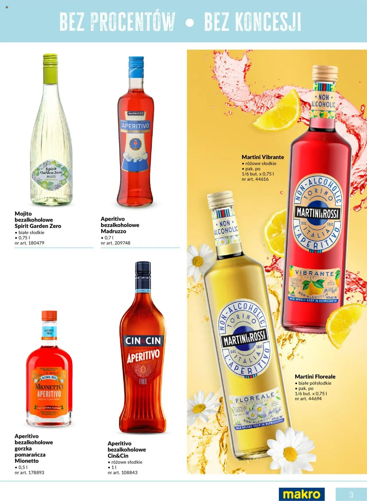 Makro Gazetka - Złap letni vibe w dostawie od 01.08.2025 | Strona: 3 | Produkty: Martini, Sprite