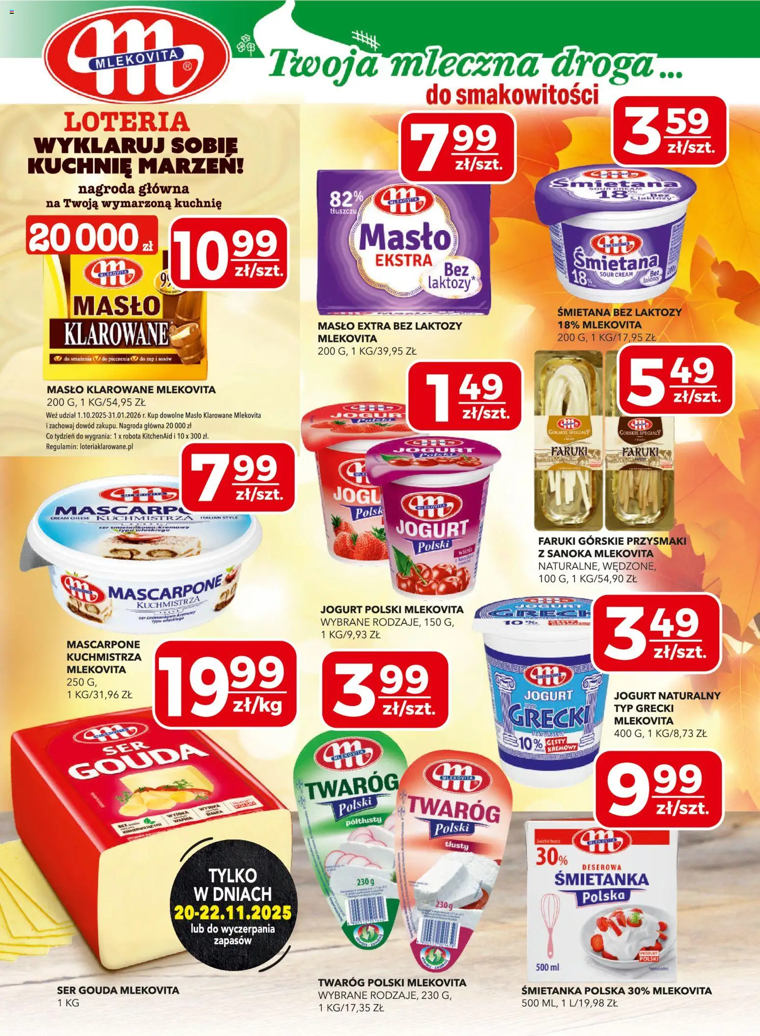 Top Market Gazetka od 20.11.2025 | Strona: 3 | Produkty: Bez laktozy, Jogurt naturalny, Ser, Twaróg