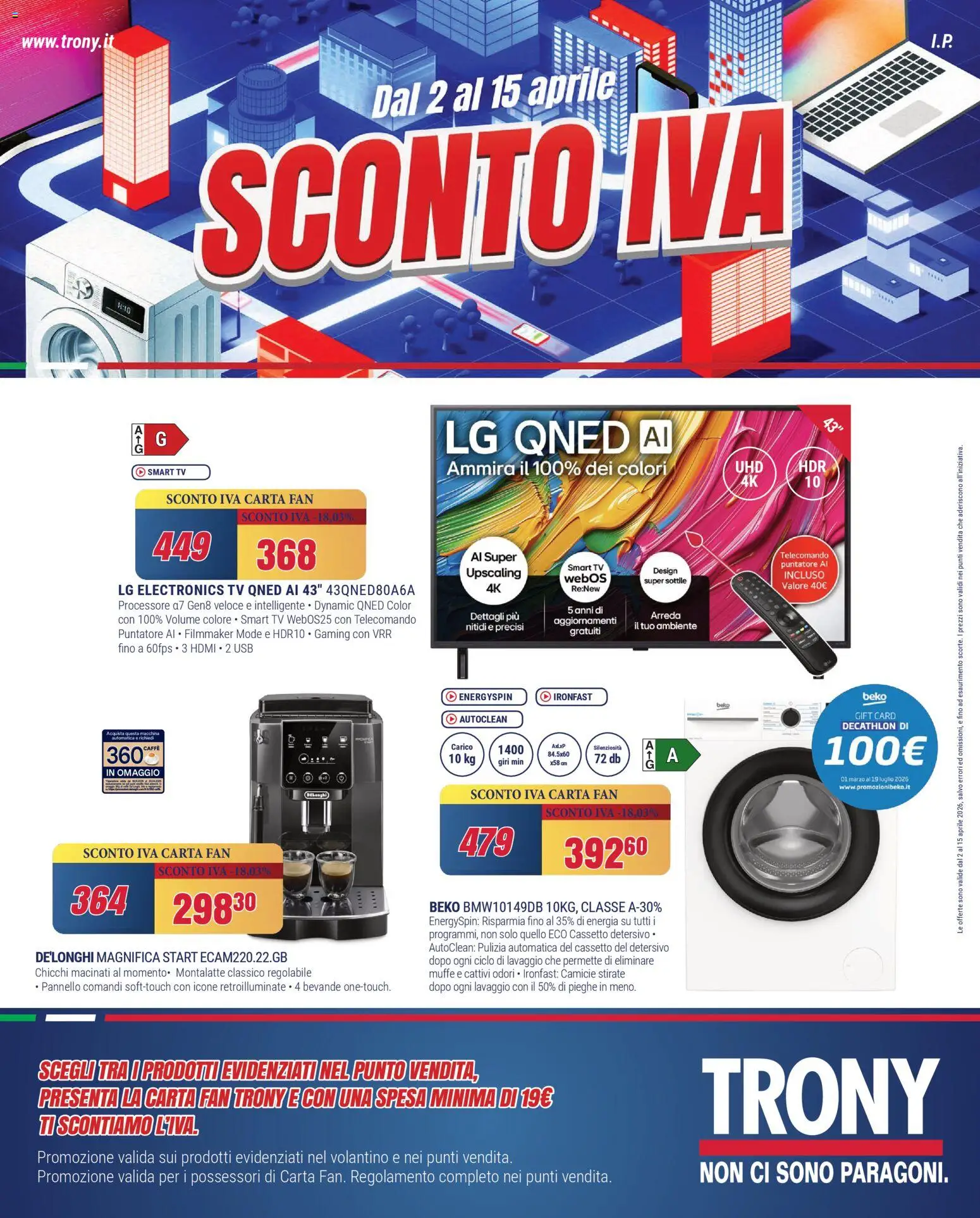 Volantino Trony del 02.04.2026 | Pagina: 1