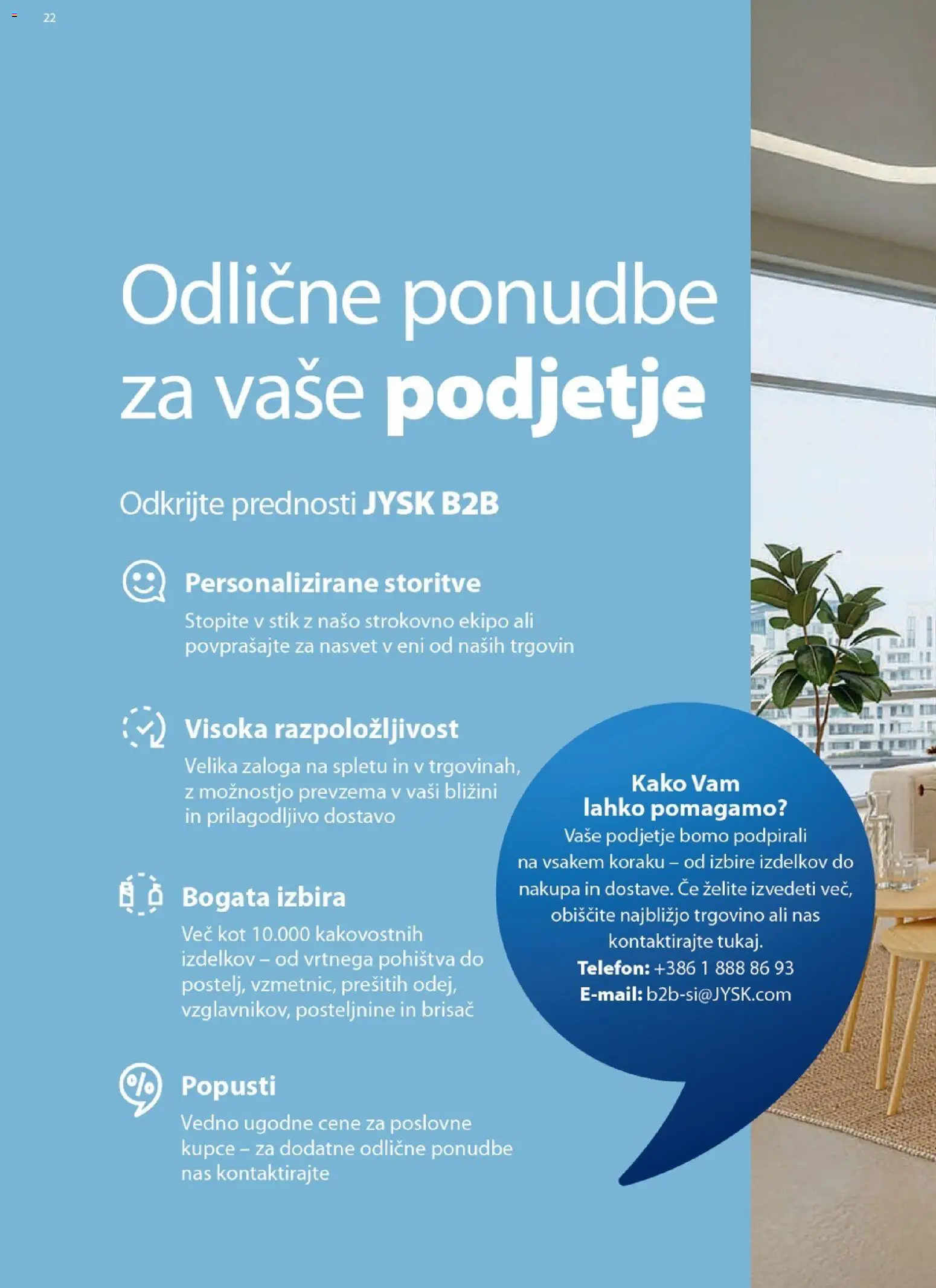 Novi JYSK katalog ponudbe – veljaven od 08.04.2026 | Stran: 22