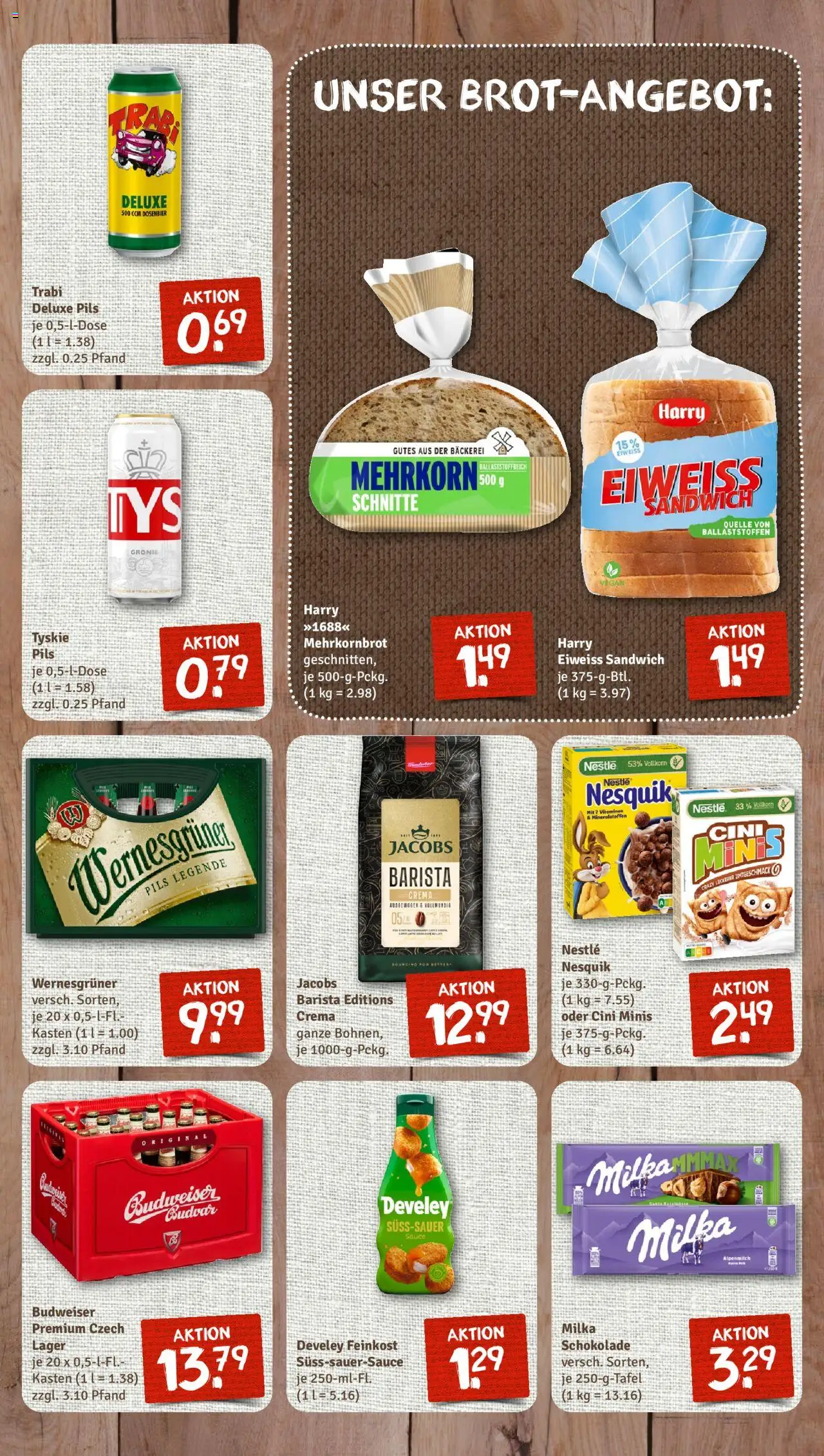 Nahkauf Prospekt - gültig ab dem 20.07.2025 | Seite: 7 | Produkte: Nesquik, Dosenbier, Milka, Budweiser