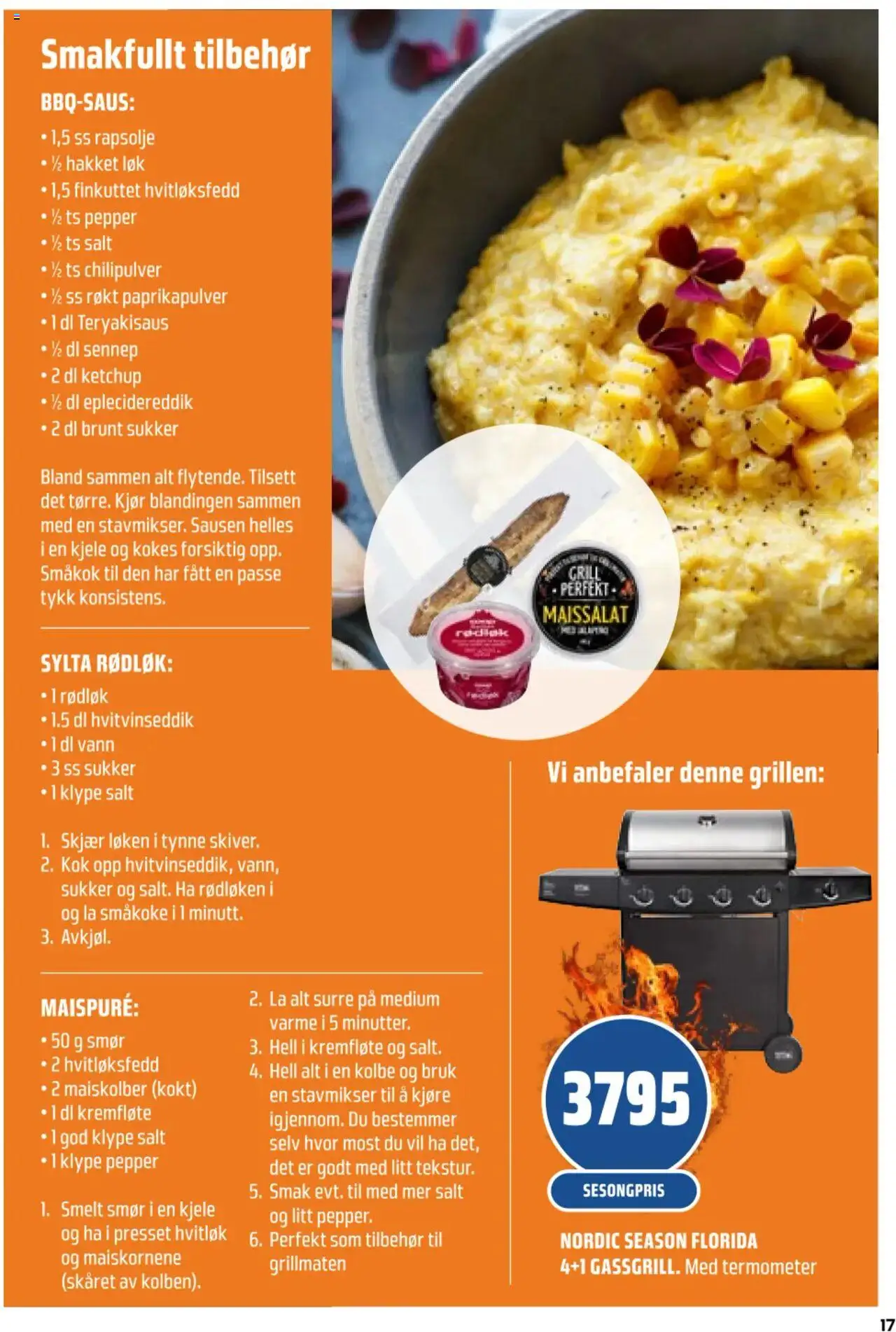  | Side: 17 | Produkter: Grill, Sennep, Бандаж, Panou gard