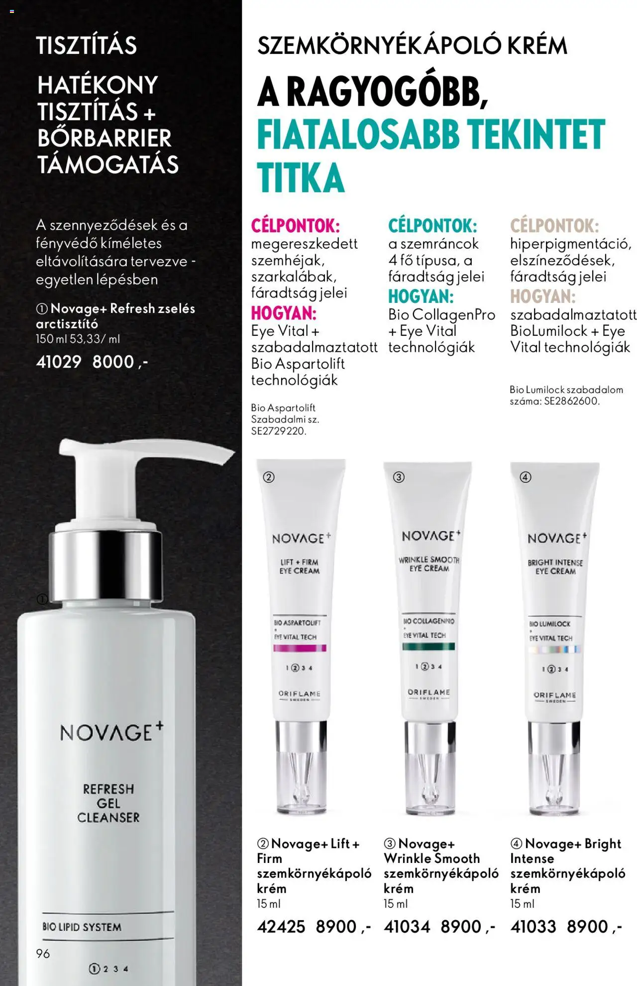 Oriflame akciós ujság - amely érvényes a következő dátumtól: 01.10.2025 | Oldal: 96 | Termékek: Szemkörnyékápoló, Fényvédő