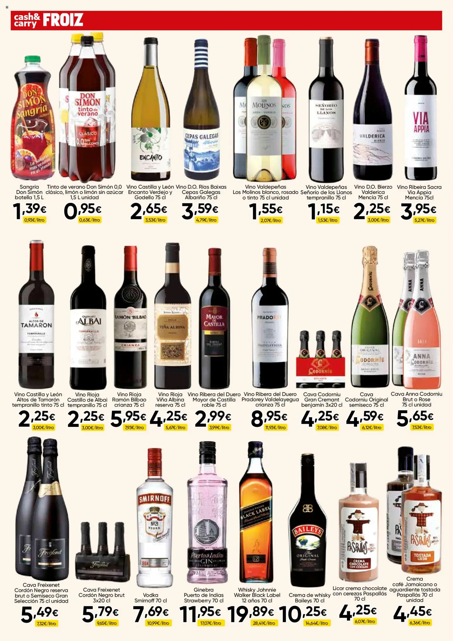 Froiz - Folleto Cash │ válido desde el 28.04.2026 | Página: 8 | Productos: Café, Ginebra, Vodka, Whisky