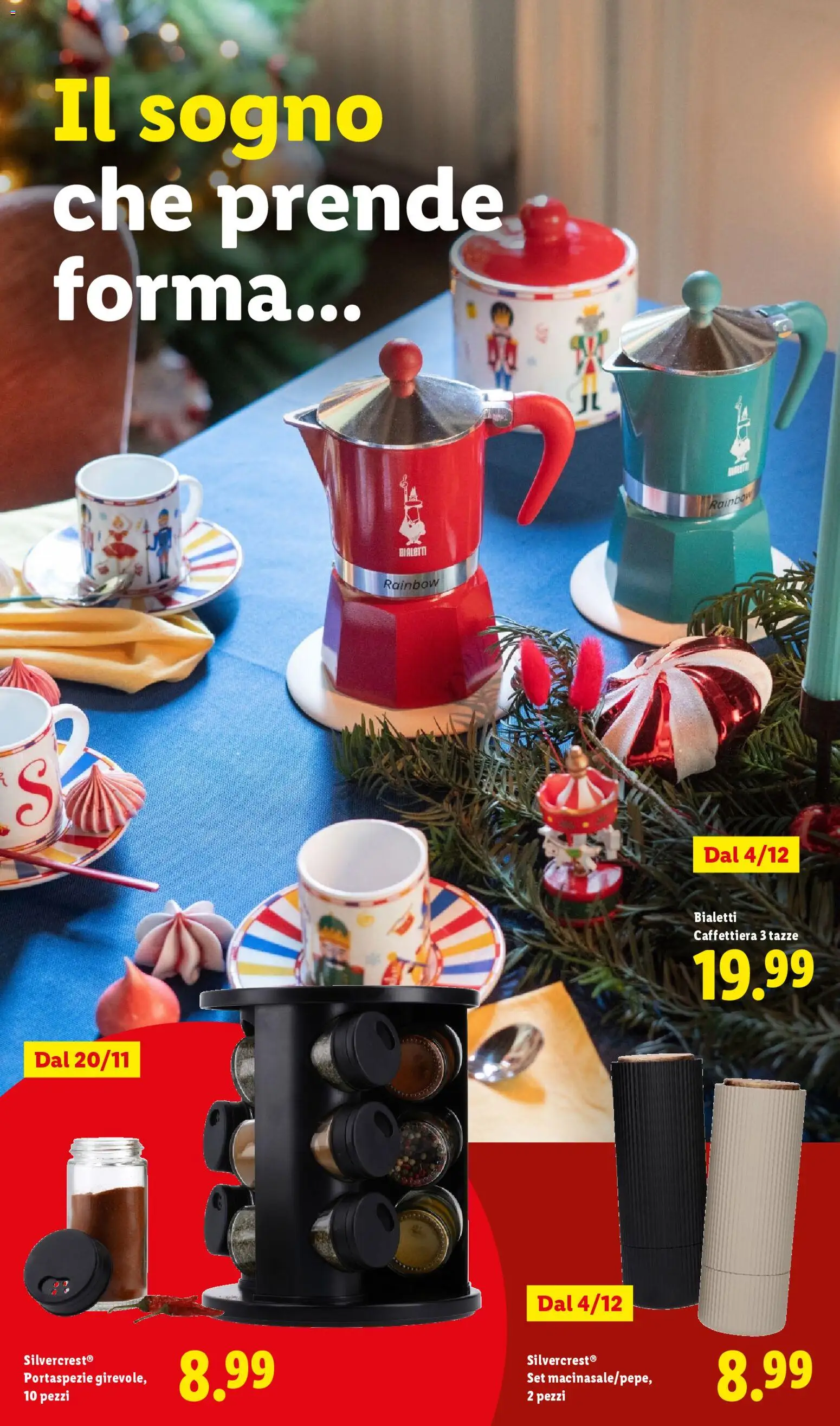 Volantino Lidl del 24.10.2025 | Pagina: 72 | Prodotti: Caffettiera, Portaspezie