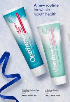 Offer preview "Oriflame - Catalogue 12/2025" | Page: 68 | Products: Toothpaste