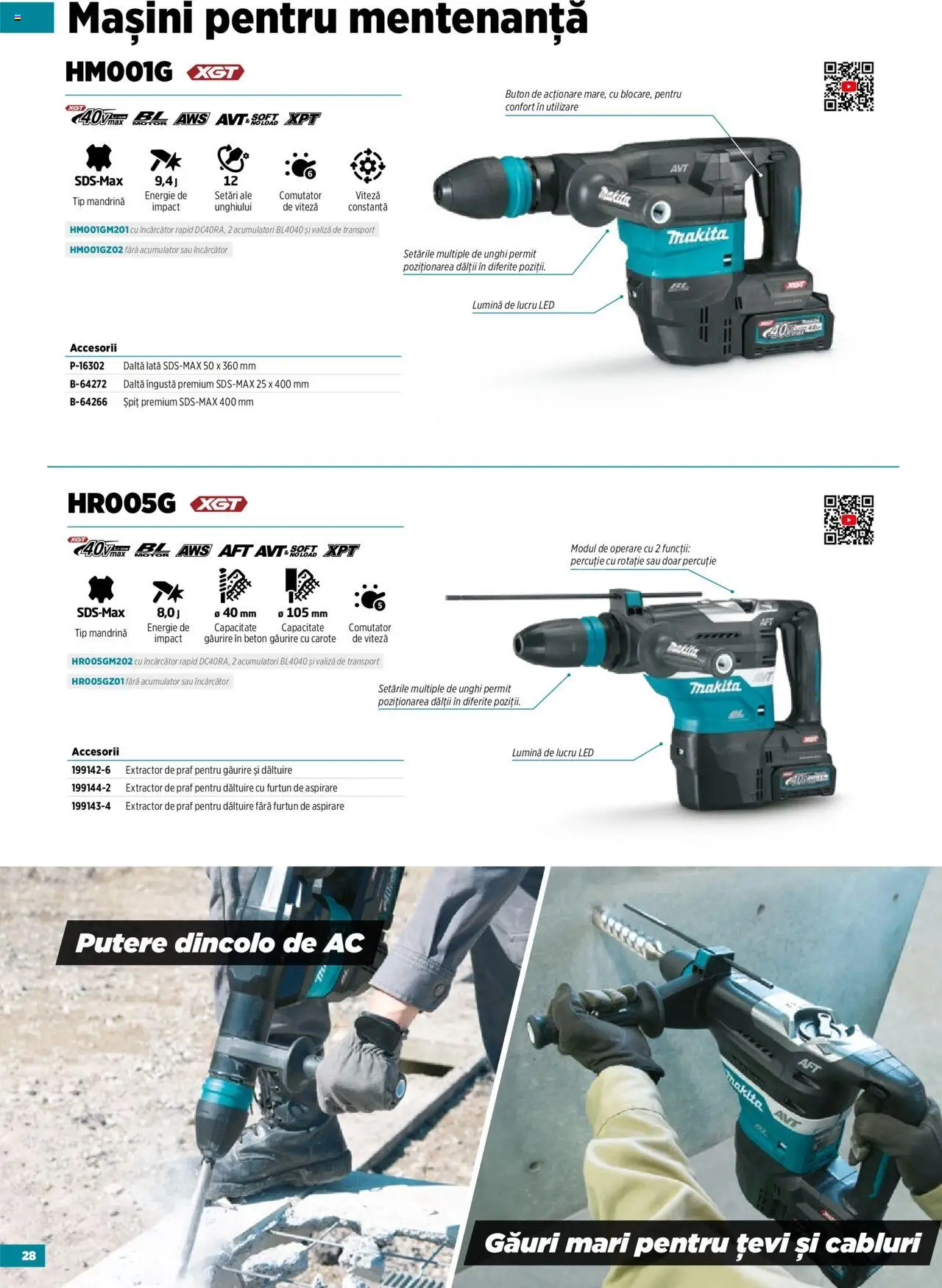 Noul catalog Makita – valabil de la 14.05.2025 | Pagină: 28 | Produse: Valiză, Încărcător, Babak, Peluş Köpek Yatağı