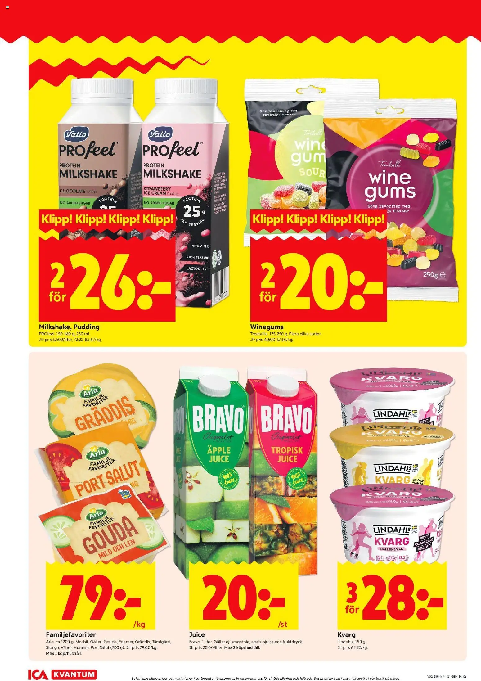 ICA Kvantum reklamblad aktuell från 05.01.2026 | Sida: 6 | Produkter: Gem, Galler, Juice, Äpple