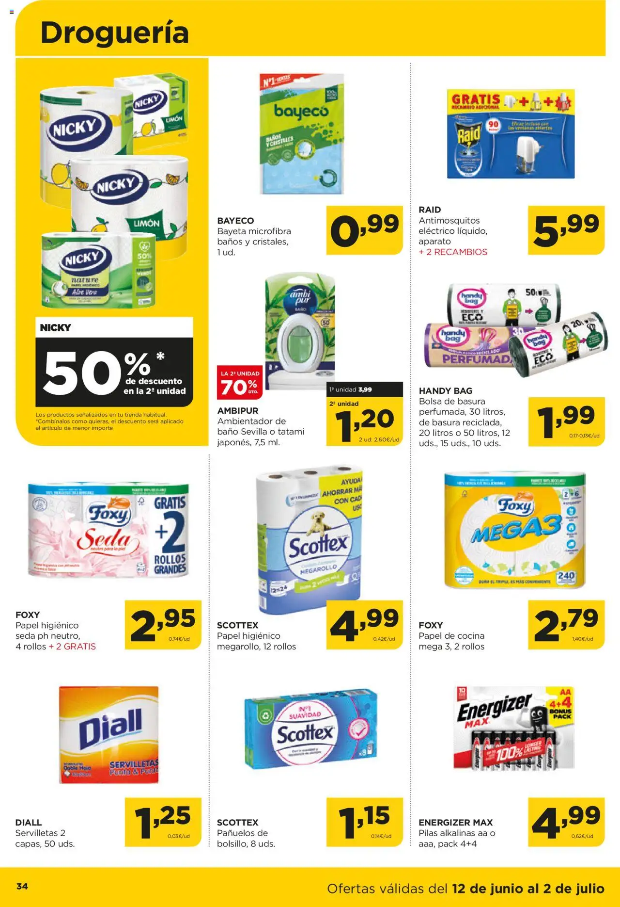 Alimerka folleto Asturias │ válido desde el 12.06.2025 | Página: 37 | Productos: Papel higienico, Bolsa, Cocina, Baño